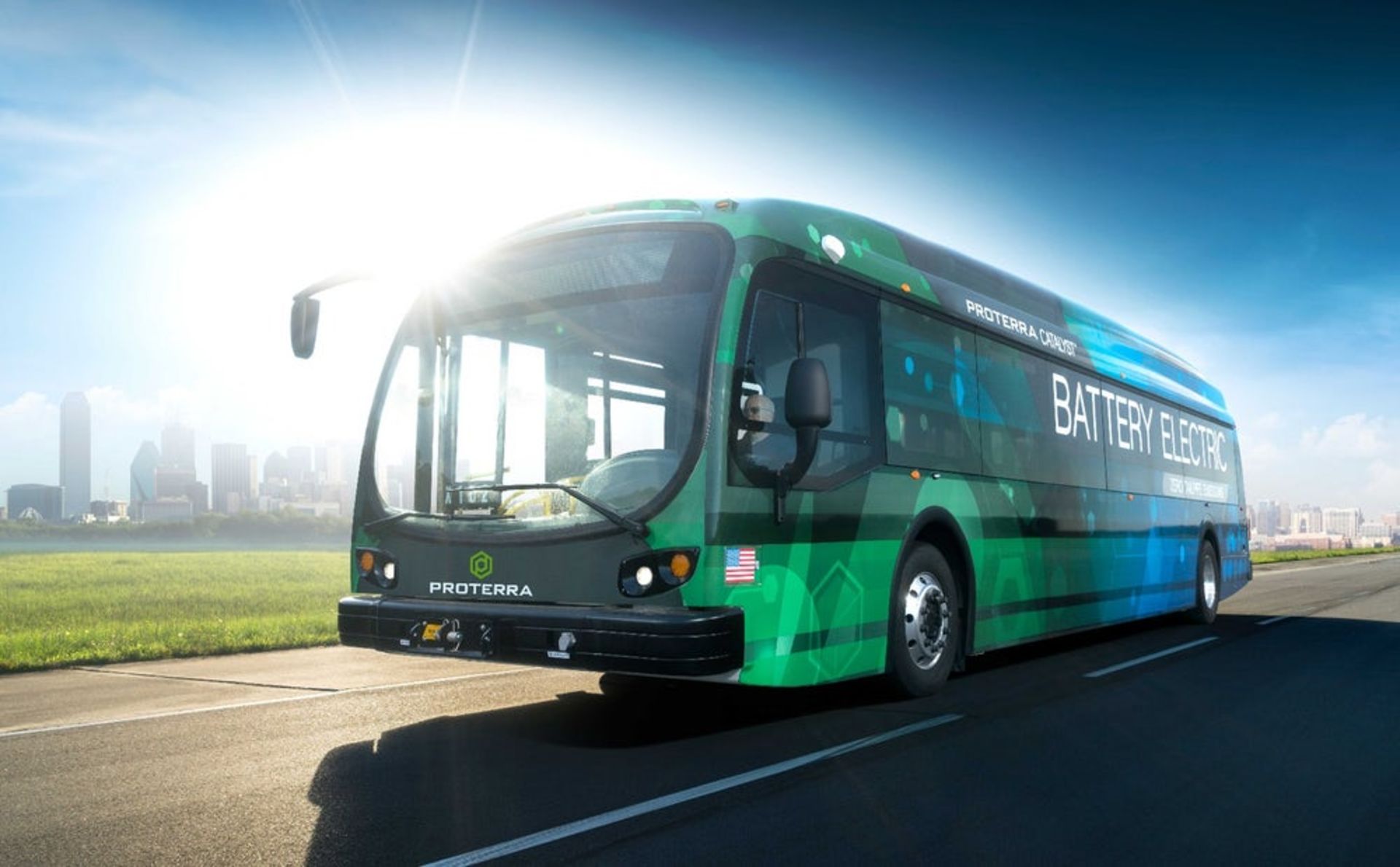 اتوبوس الکتریکی پراترا Proterra bus