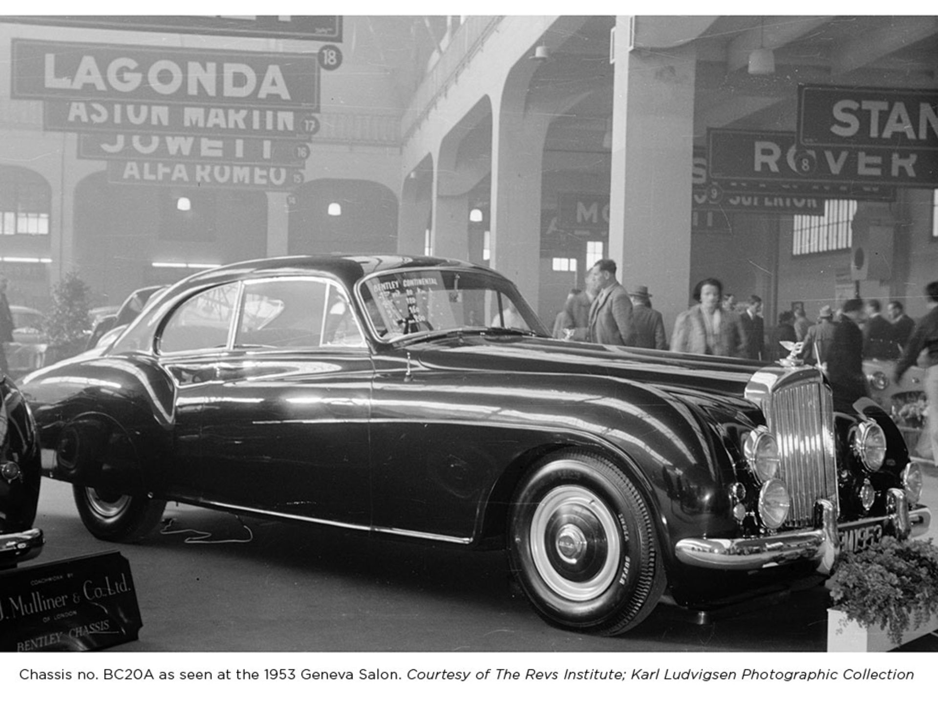 اولین   مدل بنتلی کنتیننتال 1953 R-Type Continental