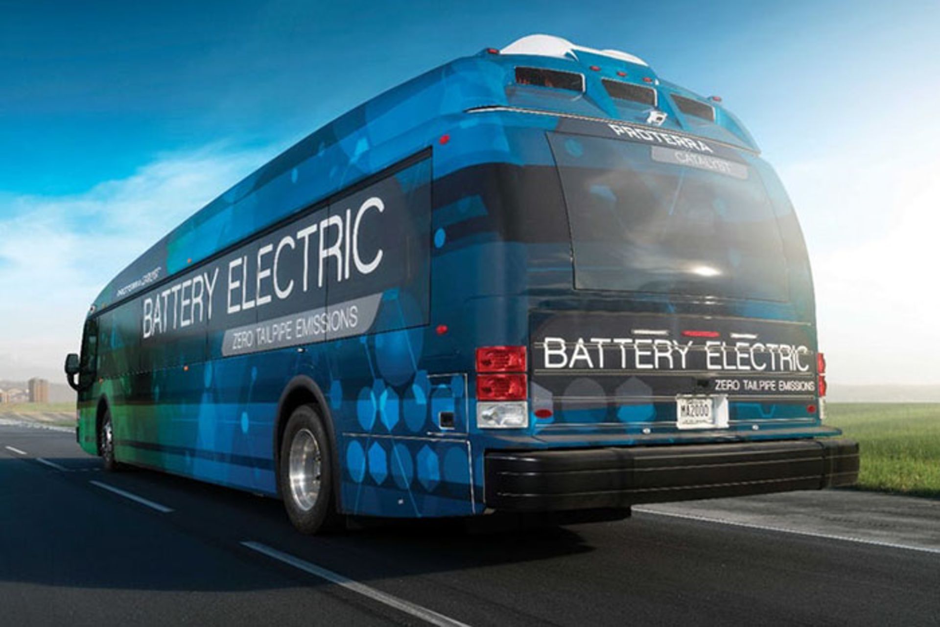 اتوبوس الکتریکی پراترا Proterra bus