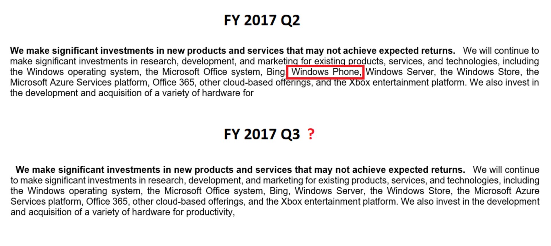 Q3 مایکروسافت