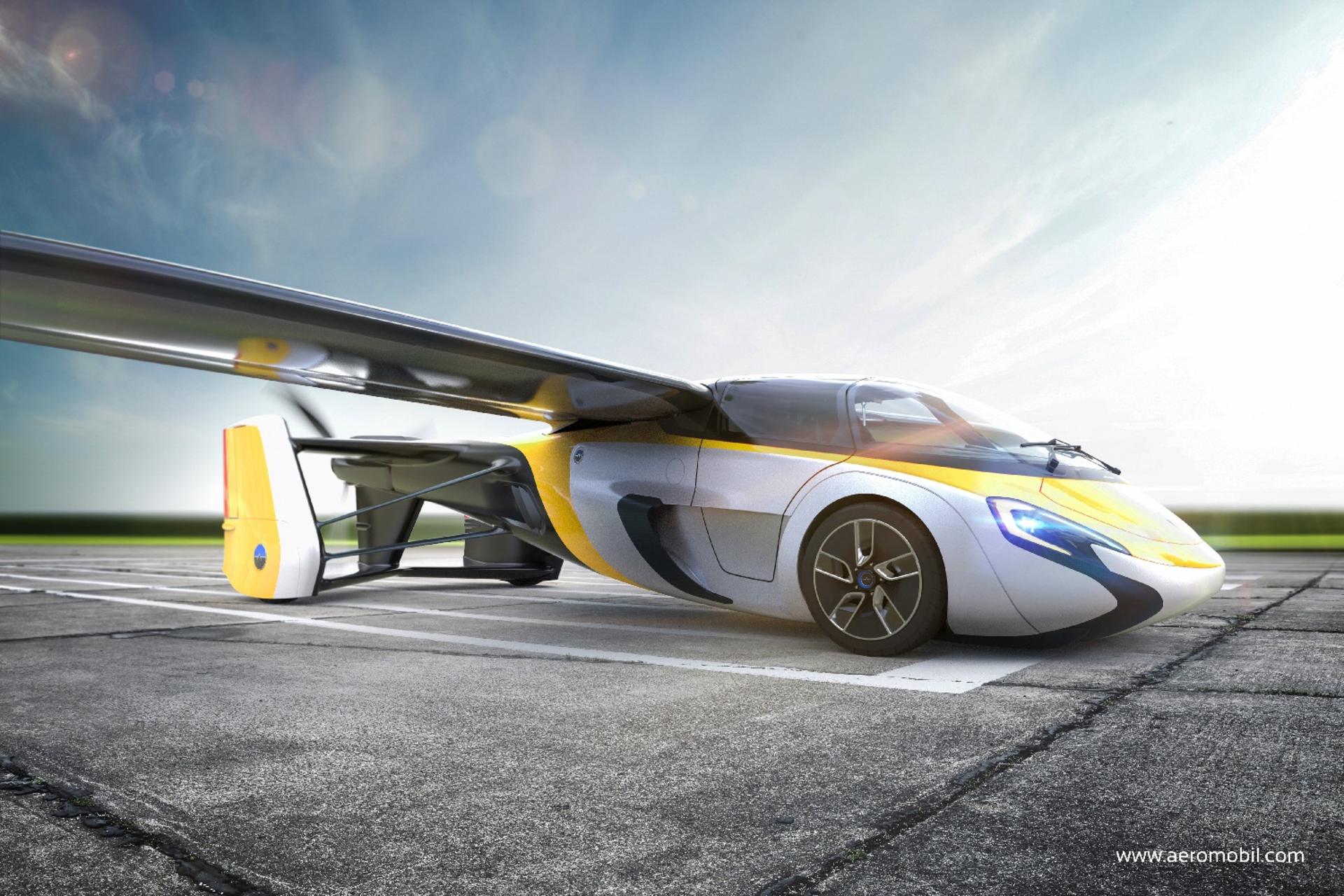 خودروی پرنده ایروموبیل Aero mobile flying car