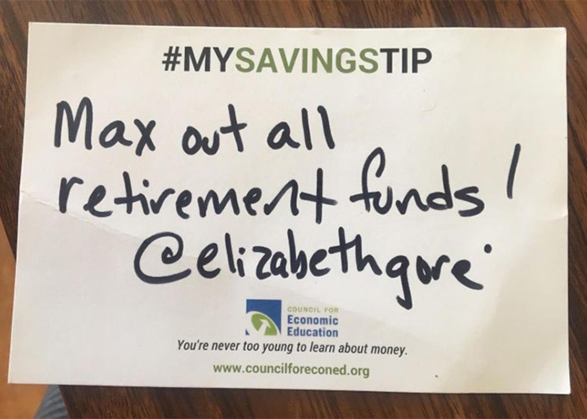saving money