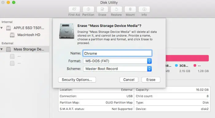 run-chrome-os-usb-mac-format