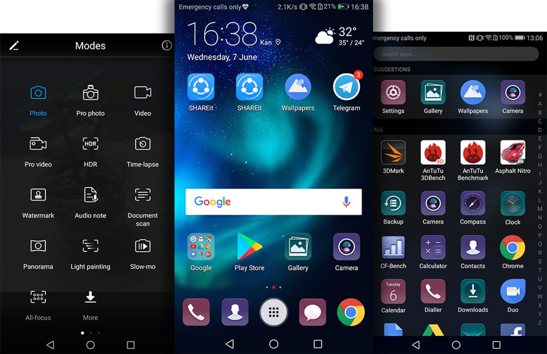 رابط کاربری هواوی پی 10 لایت