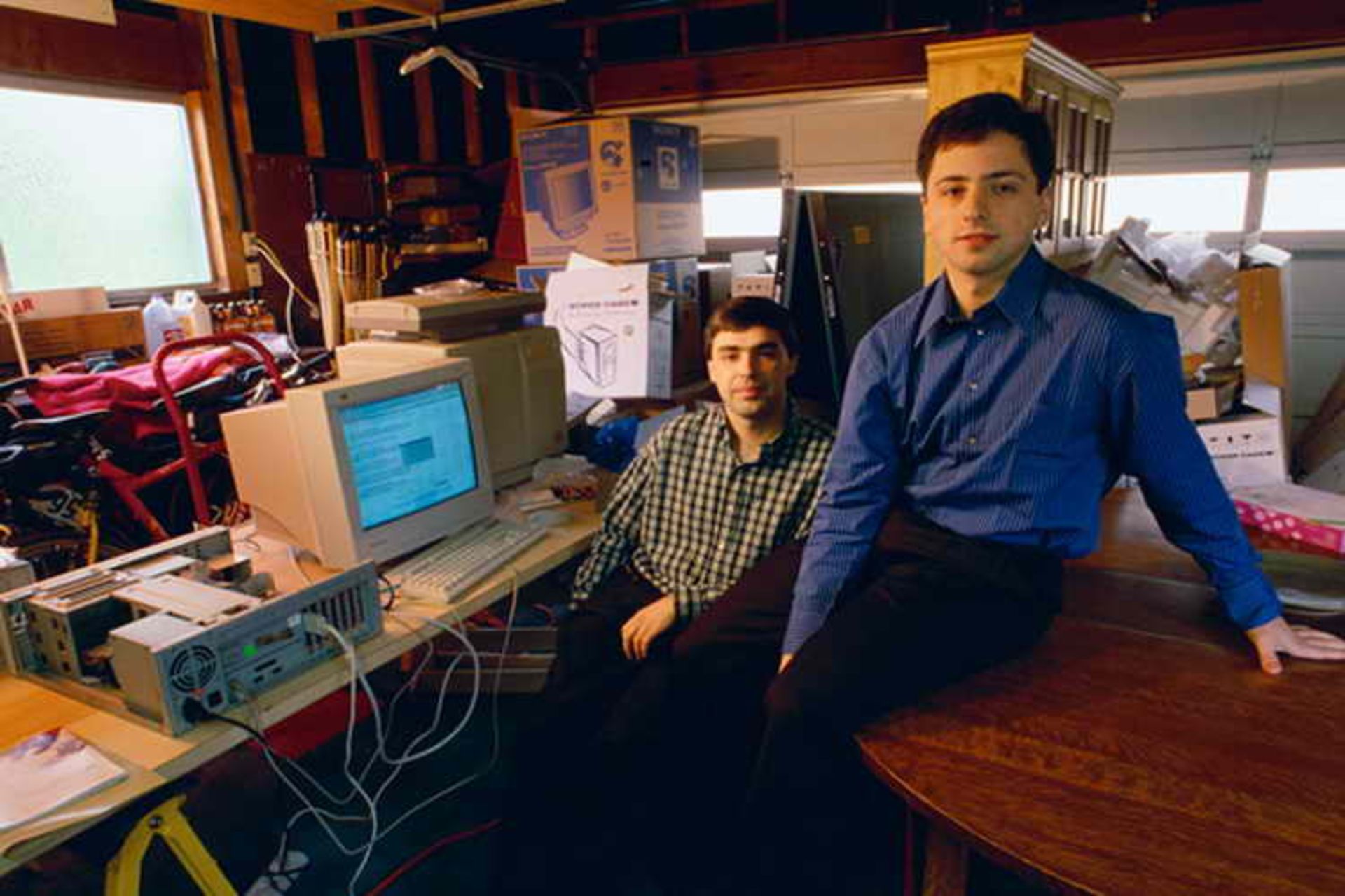 Larry Page and Sergey Brin Google at Stanford