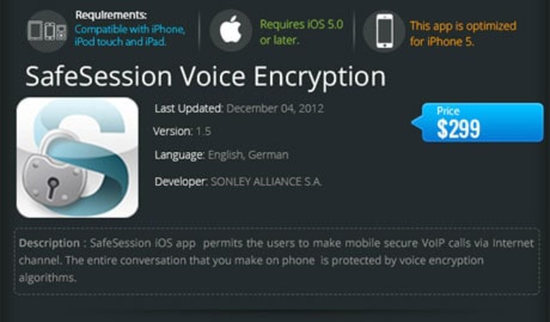Safesession app