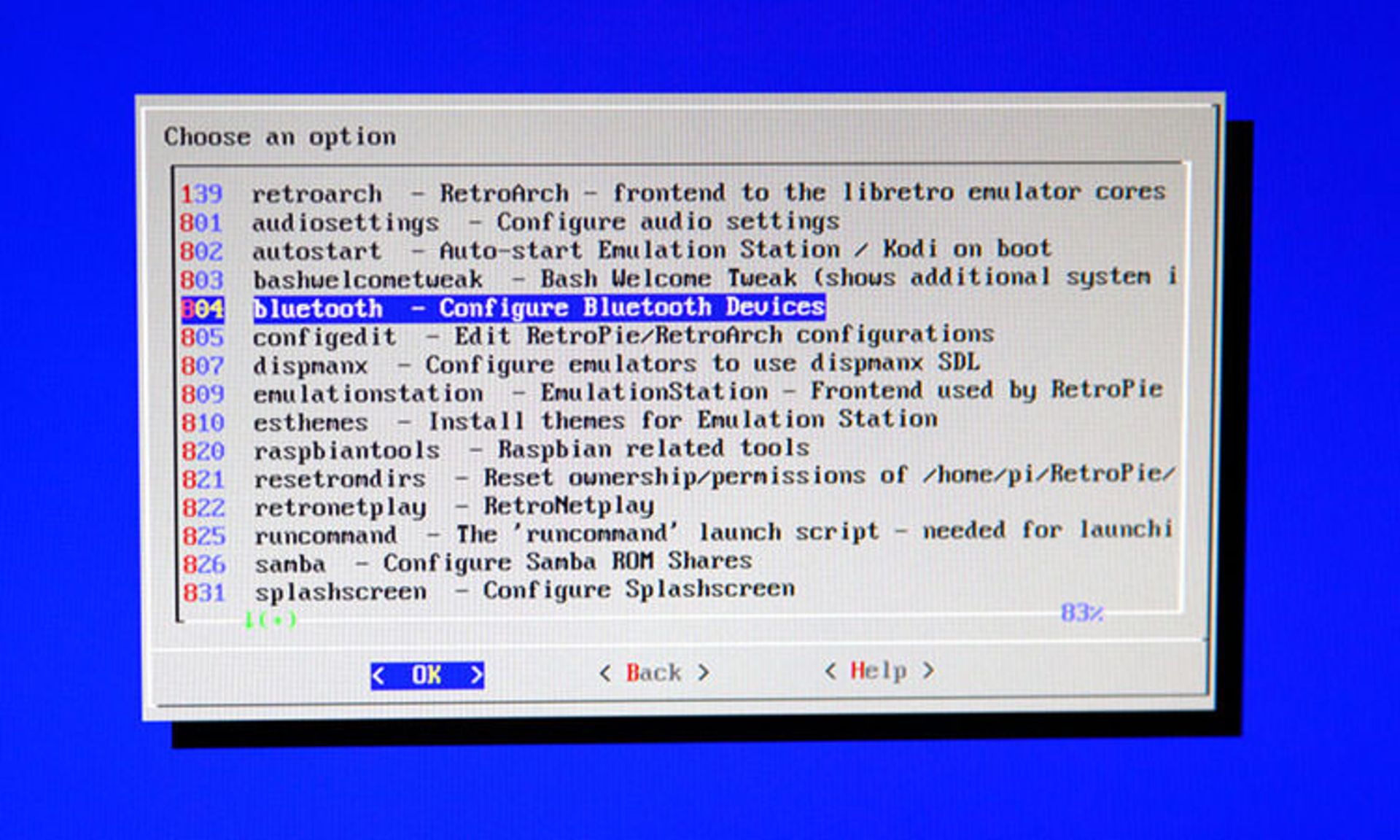 Raspberry Pi console