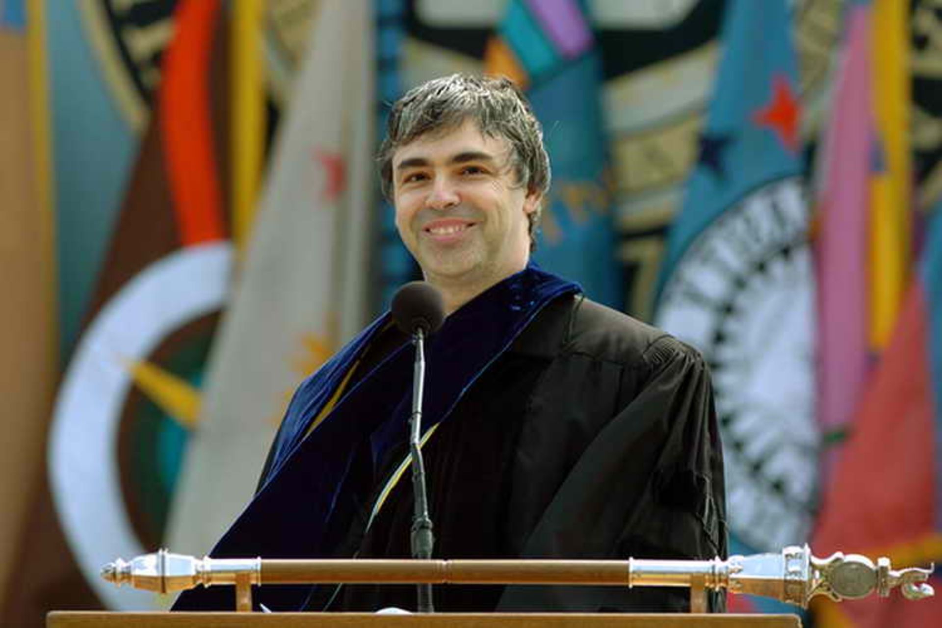 سخنرانی لری پیج در دانشگاه میشیگان سال ۲۰۰۹
