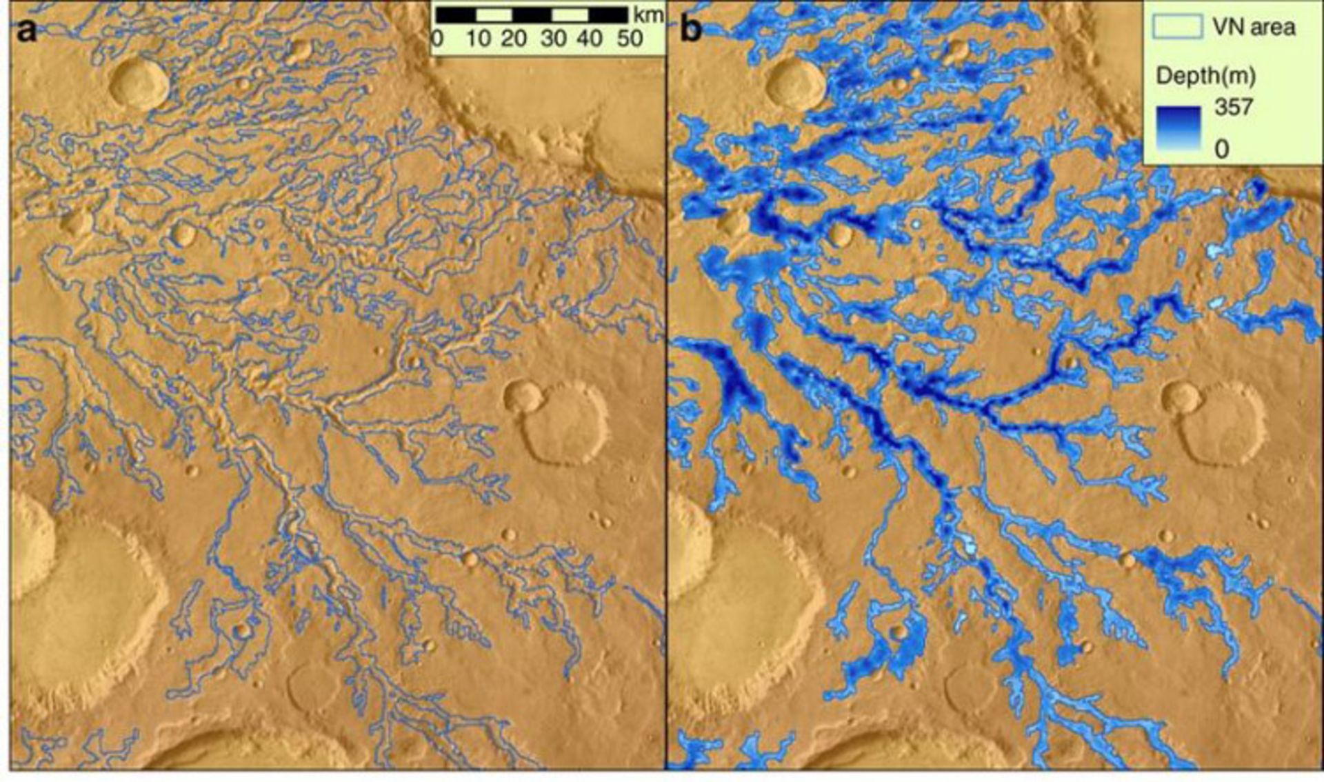 Mars'water estimation