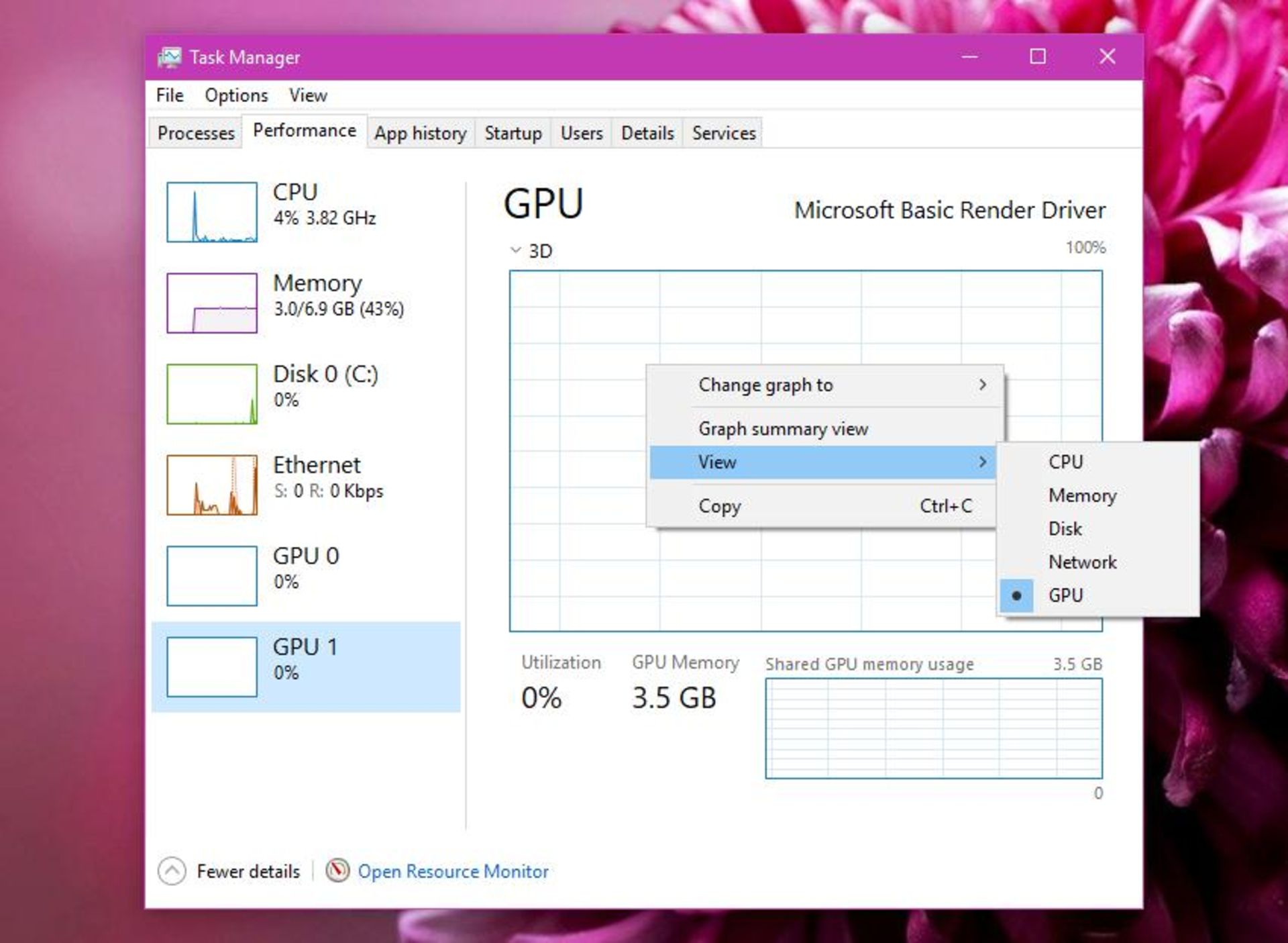 تسک منیجر ویندوز ۱۰