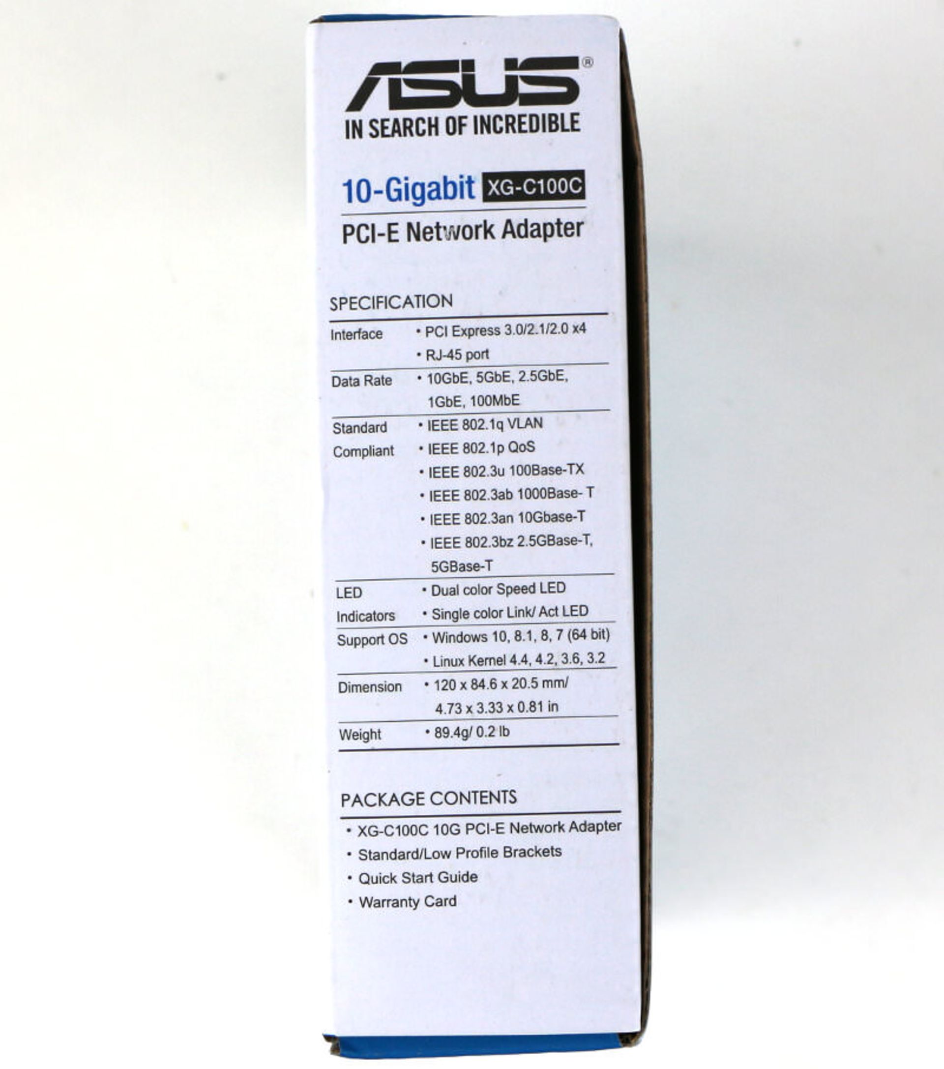 کارت شبکه 10 گیگابیتی ایسوس Asus XG-C100C