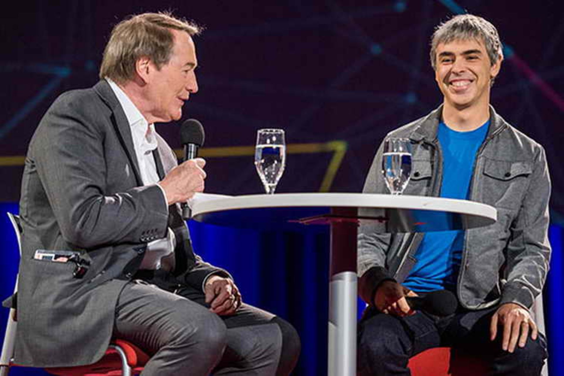 چارلی رز و لری پیج در TED2014