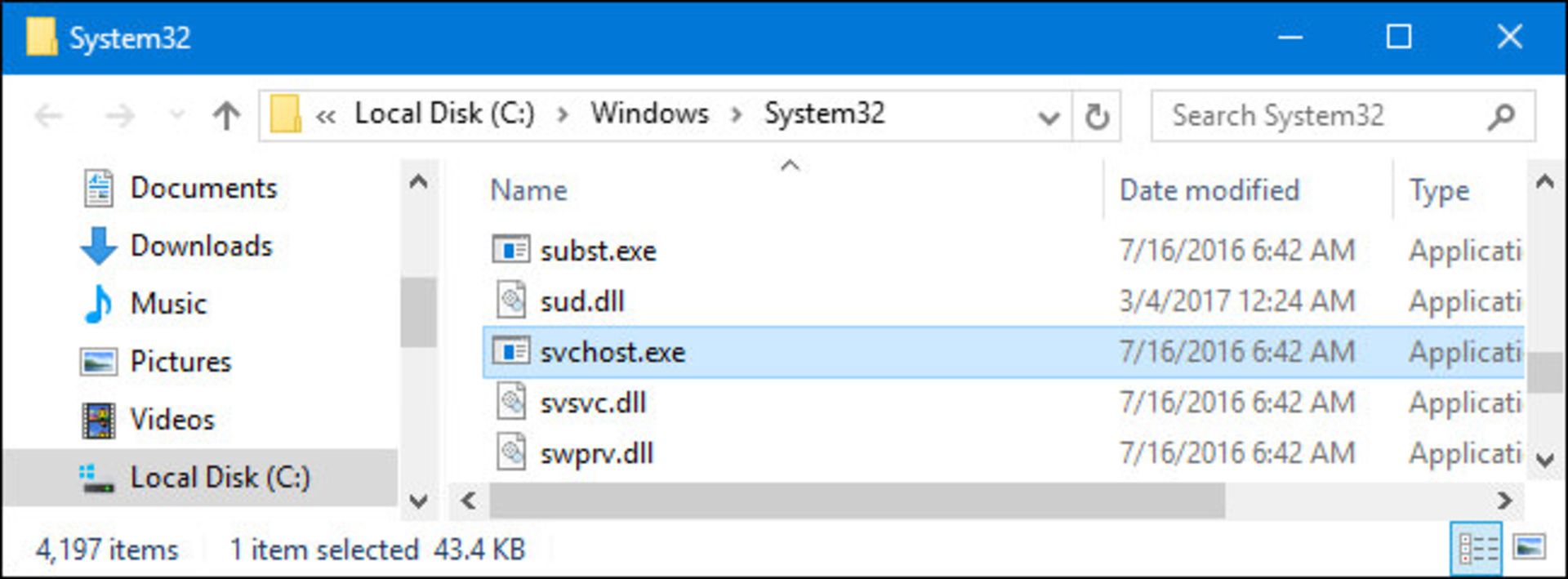 Service Host Processes