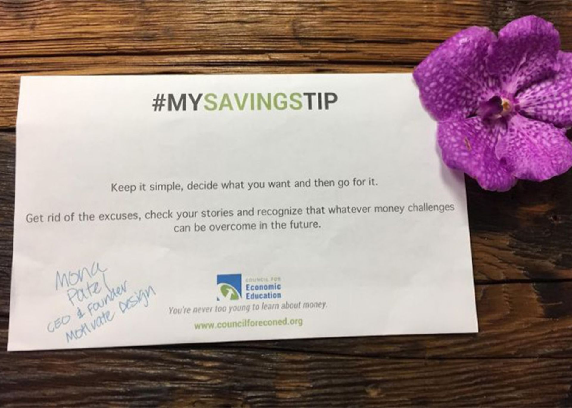 saving money