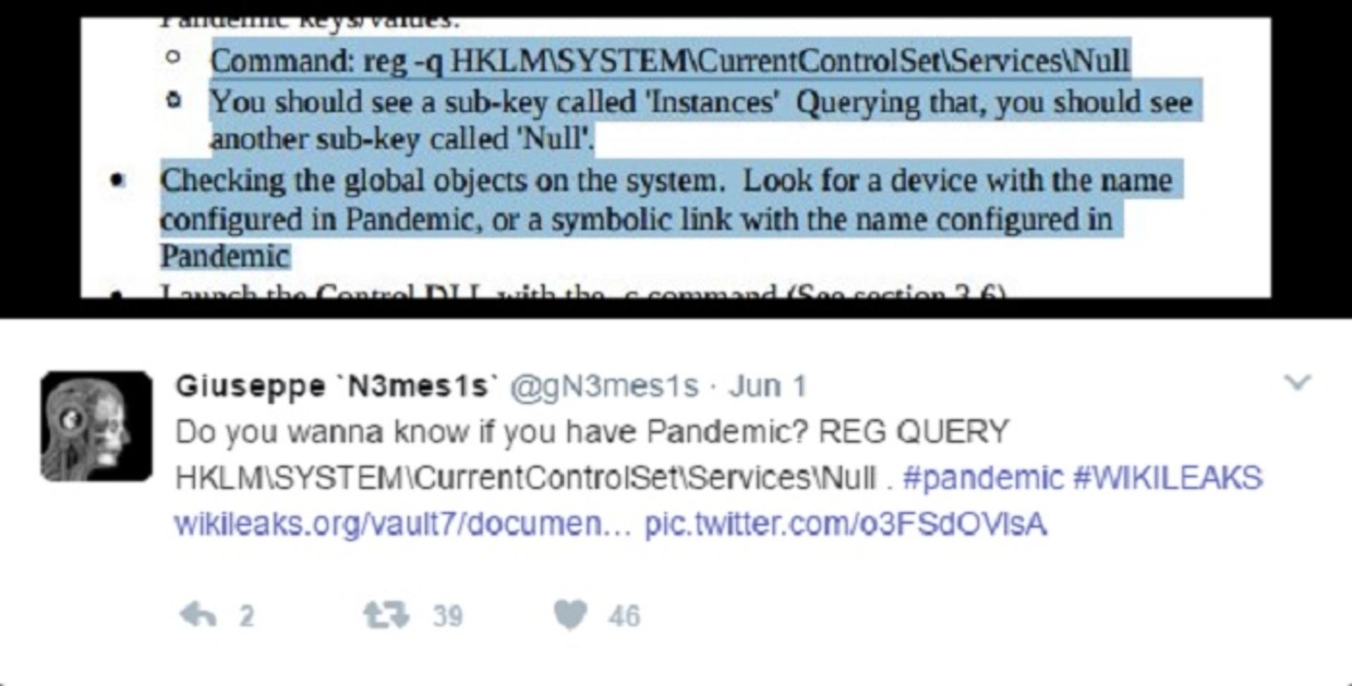 wikileaks pandemic