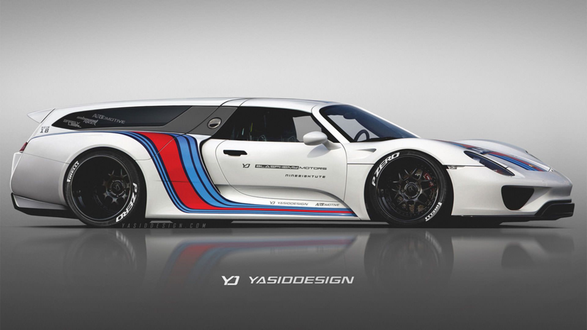 طرح شوتینگ برک پورشه ۹۱۸ اسپایدر