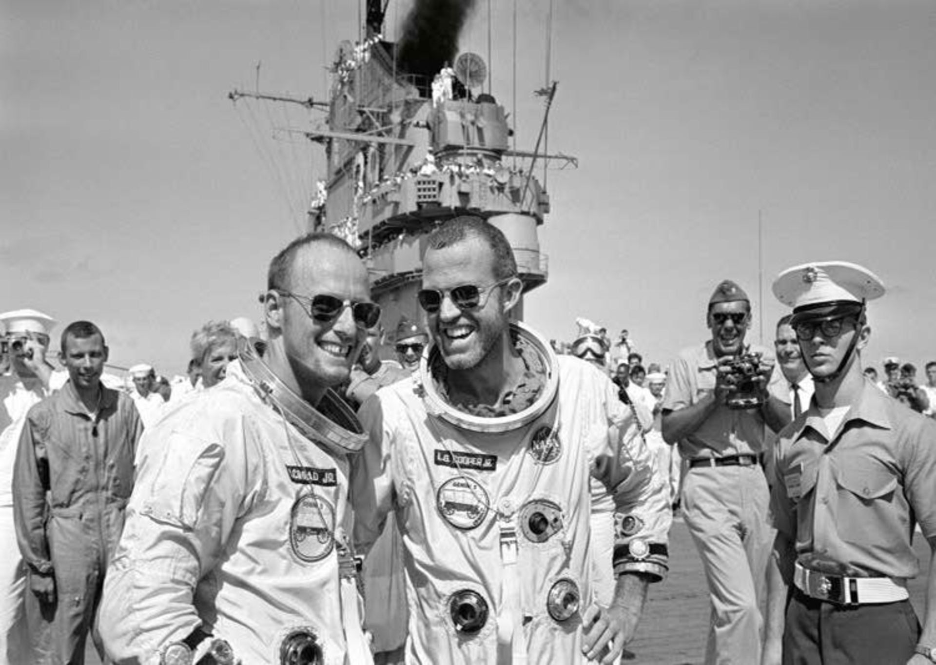 Astronauts Charles Conrad