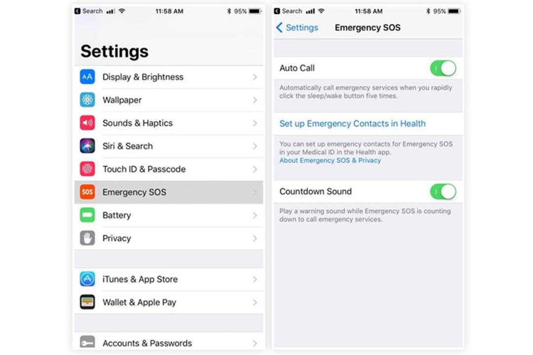 iOS 11 آیفون