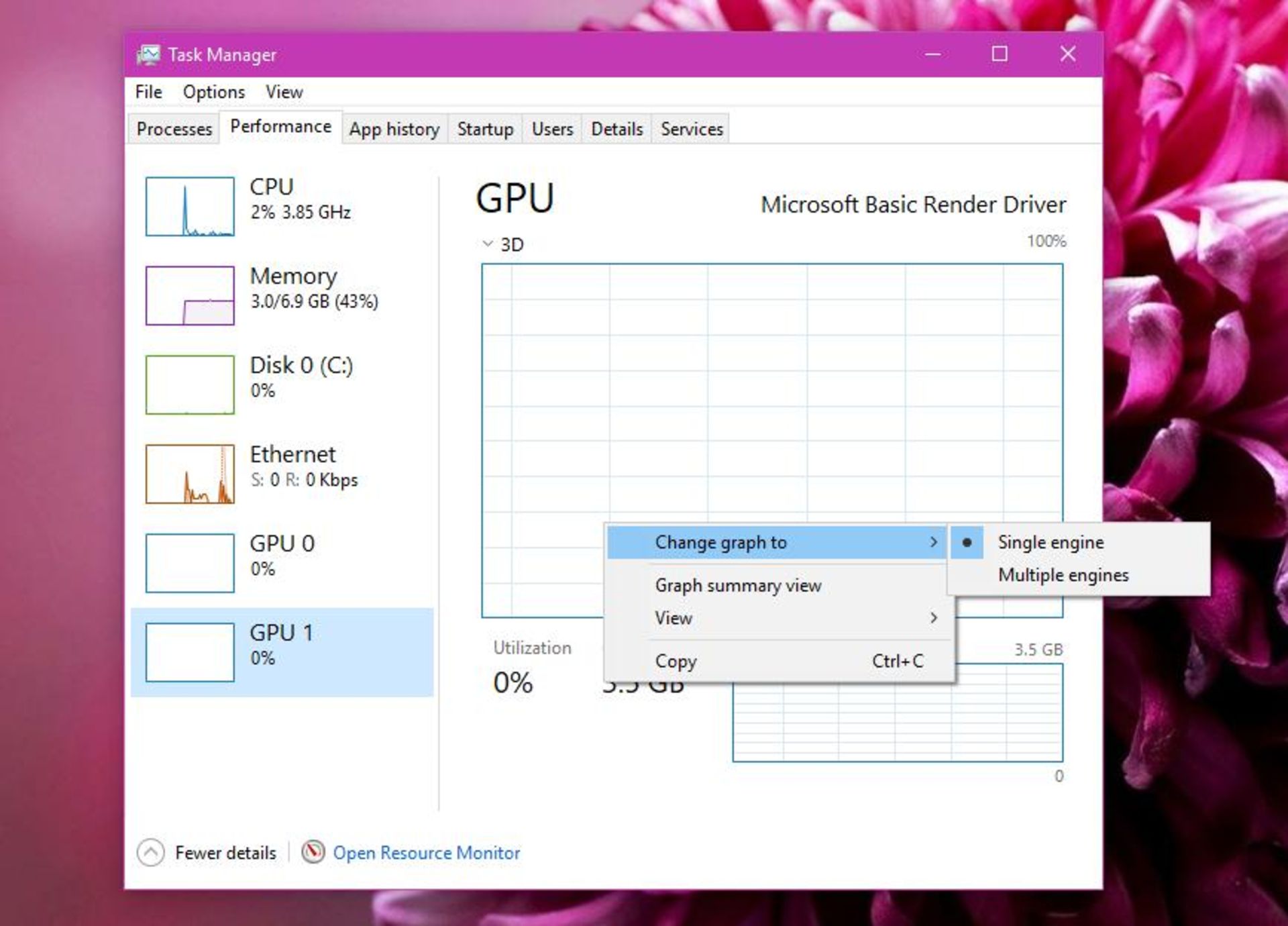 تسک منیجر ویندوز ۱۰
