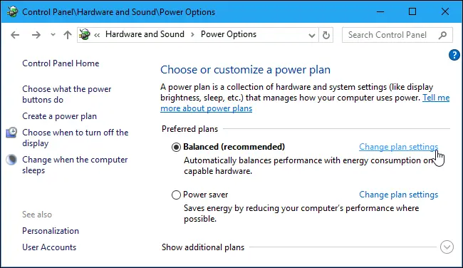 usb suspention in windows