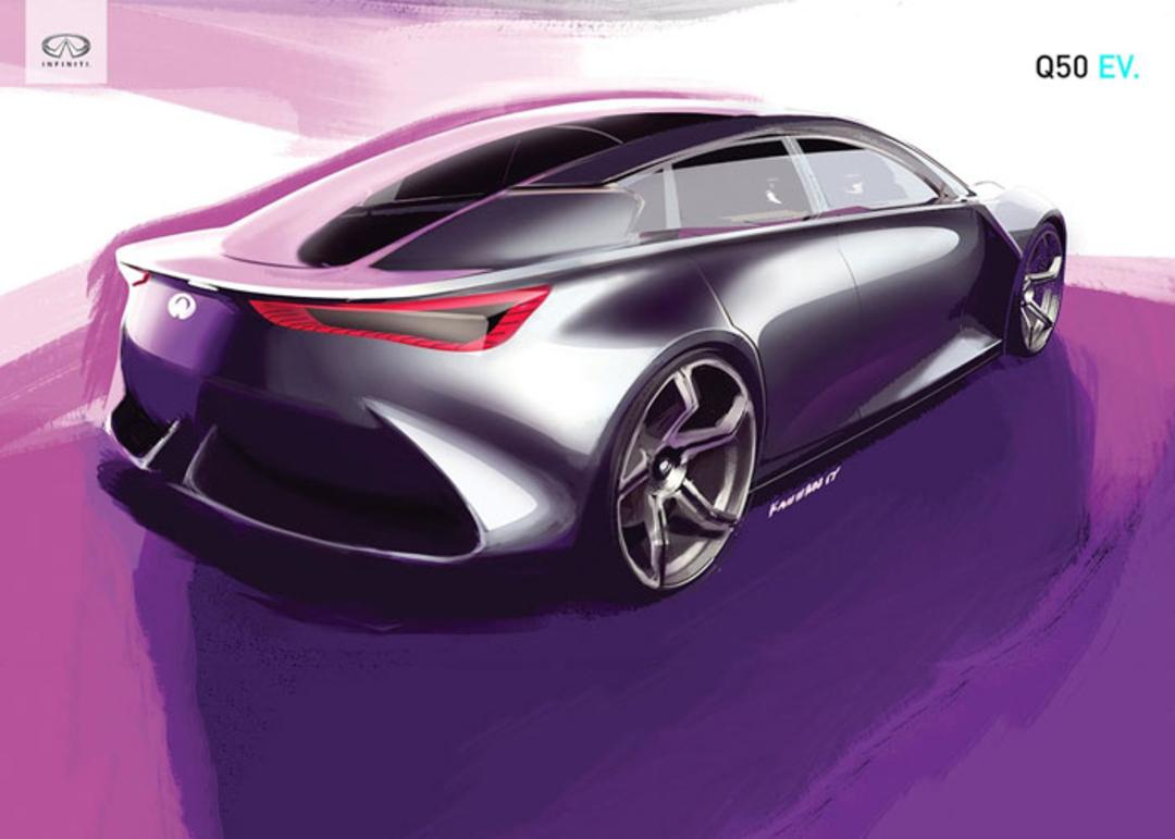 خودروی برقی اینفینیتی Q50
