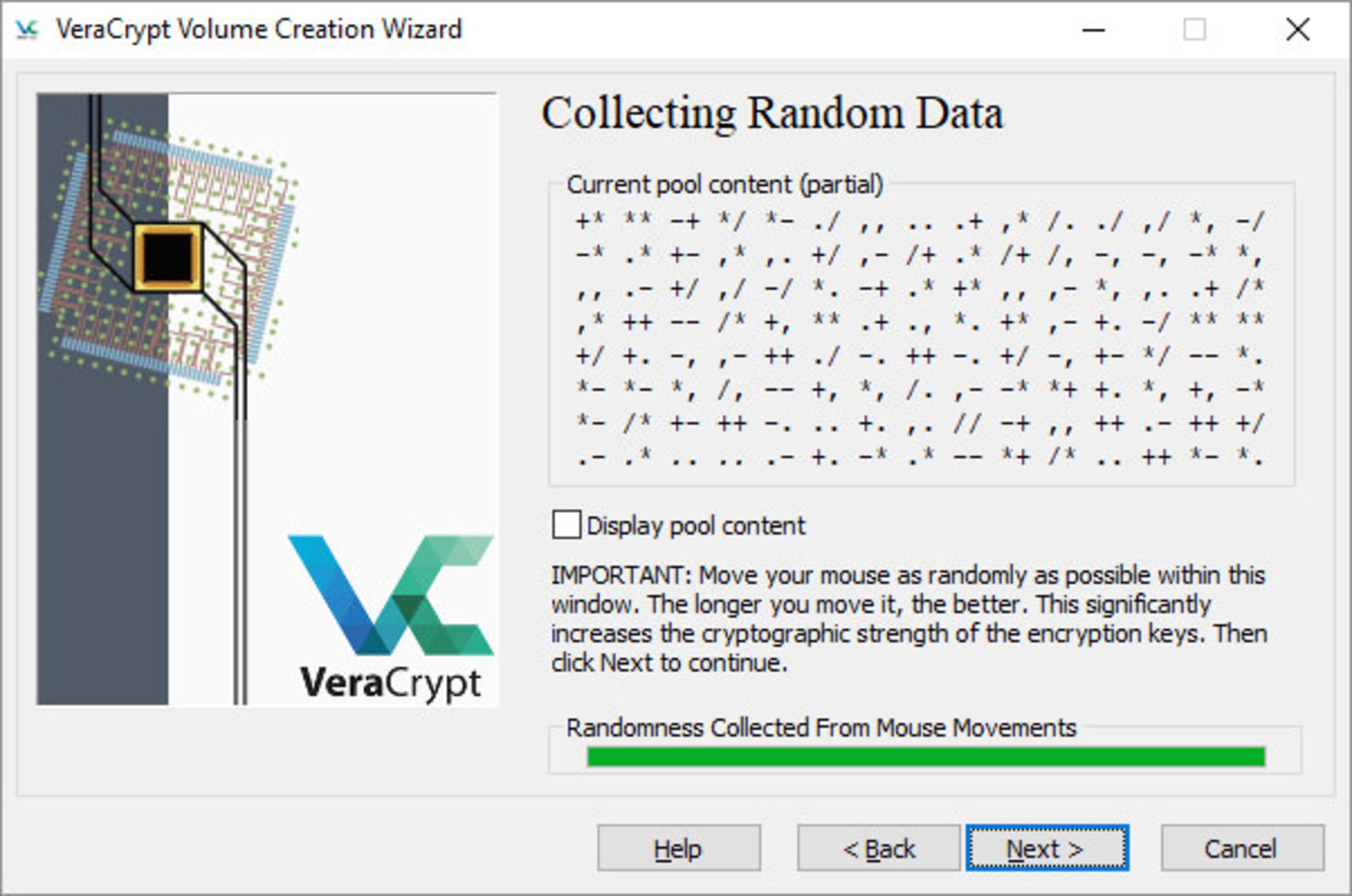 VeraCrypt-Randomness