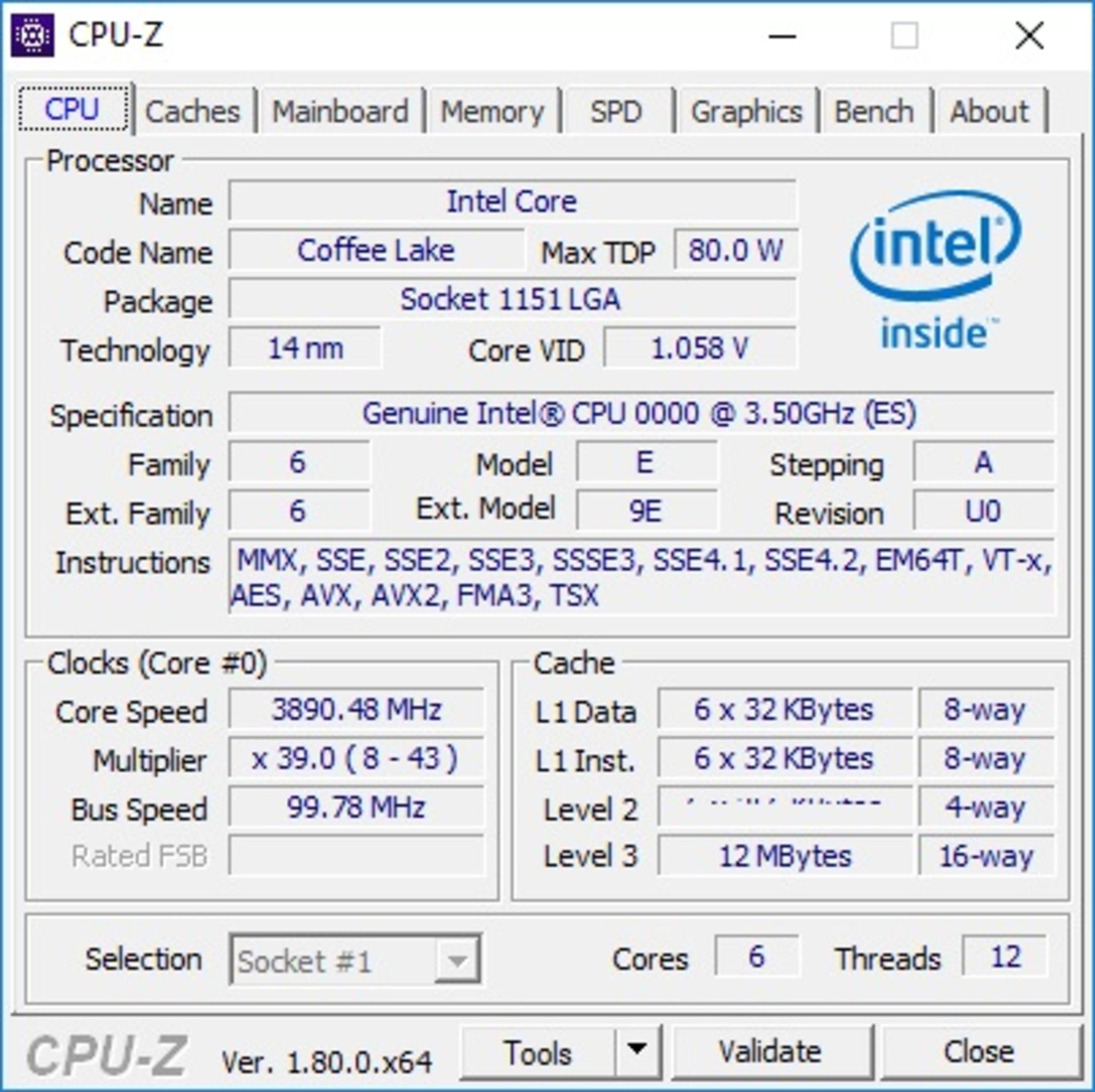intel coffee-lake