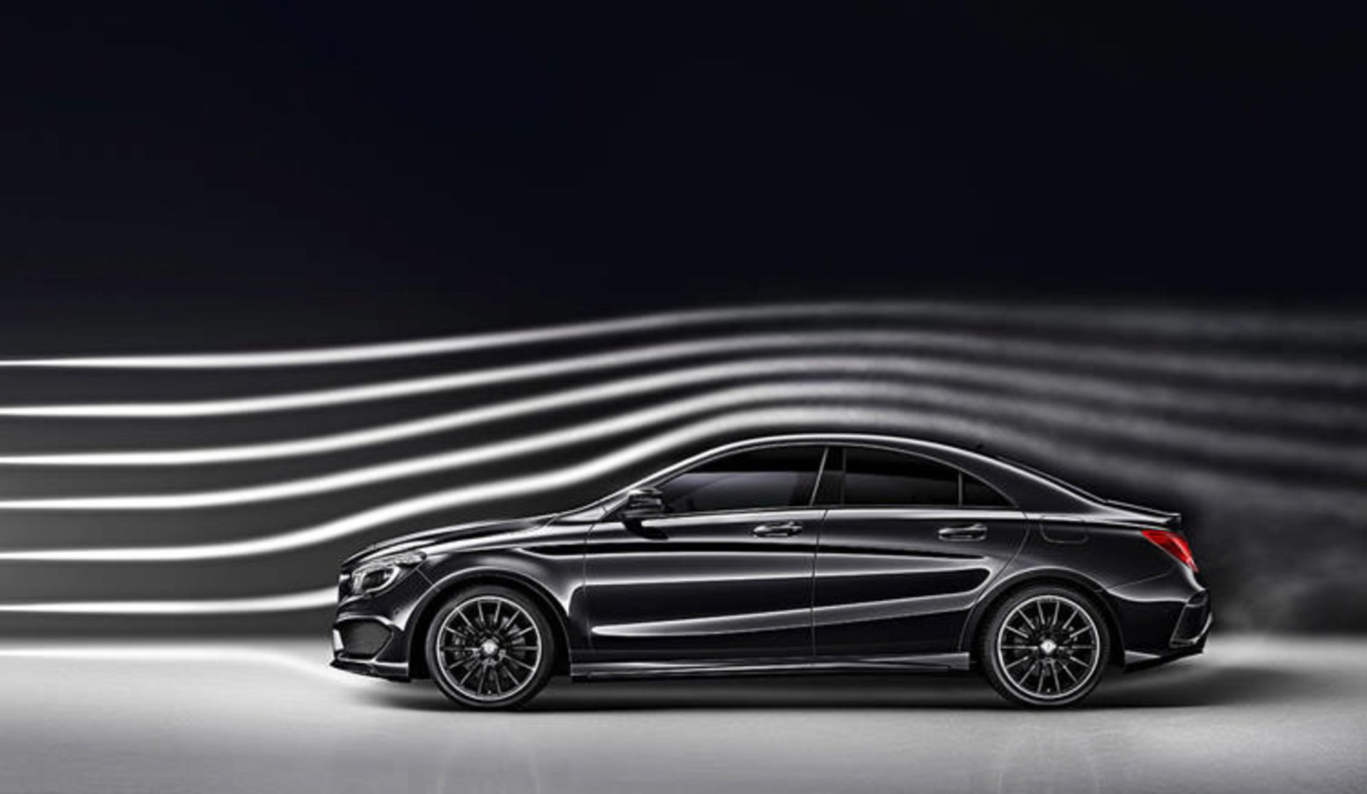 mercedes cla- wind tunnel test