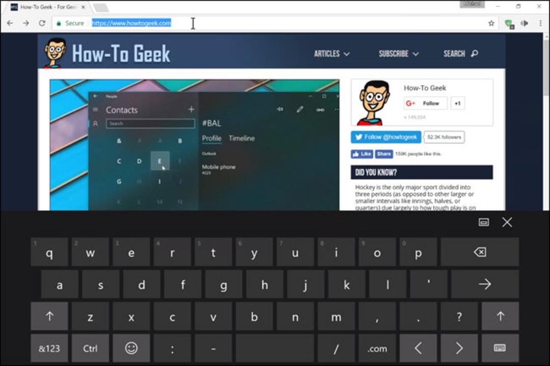 virtual keyboard win 10