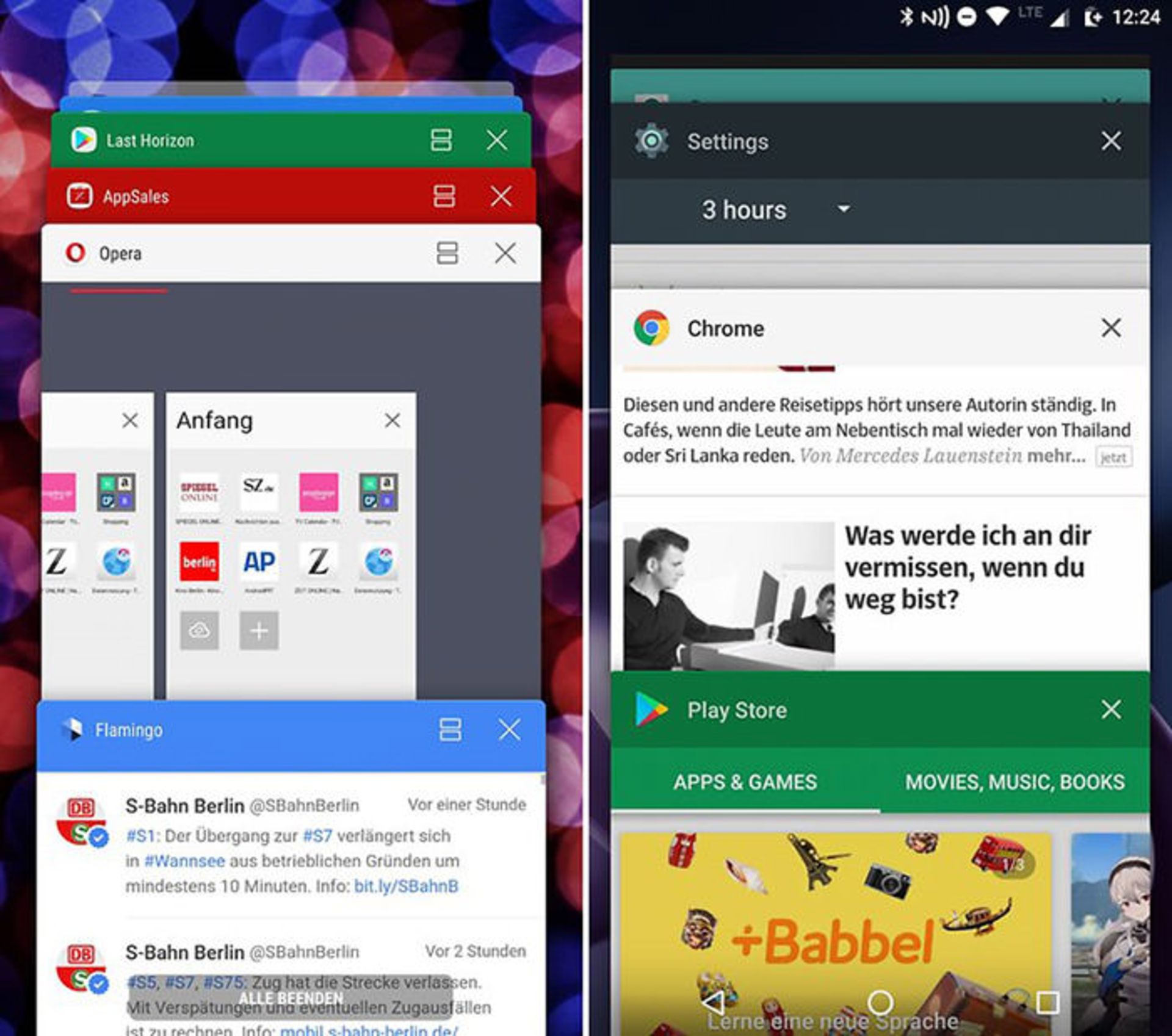 مولتی تسکینگ اندروید