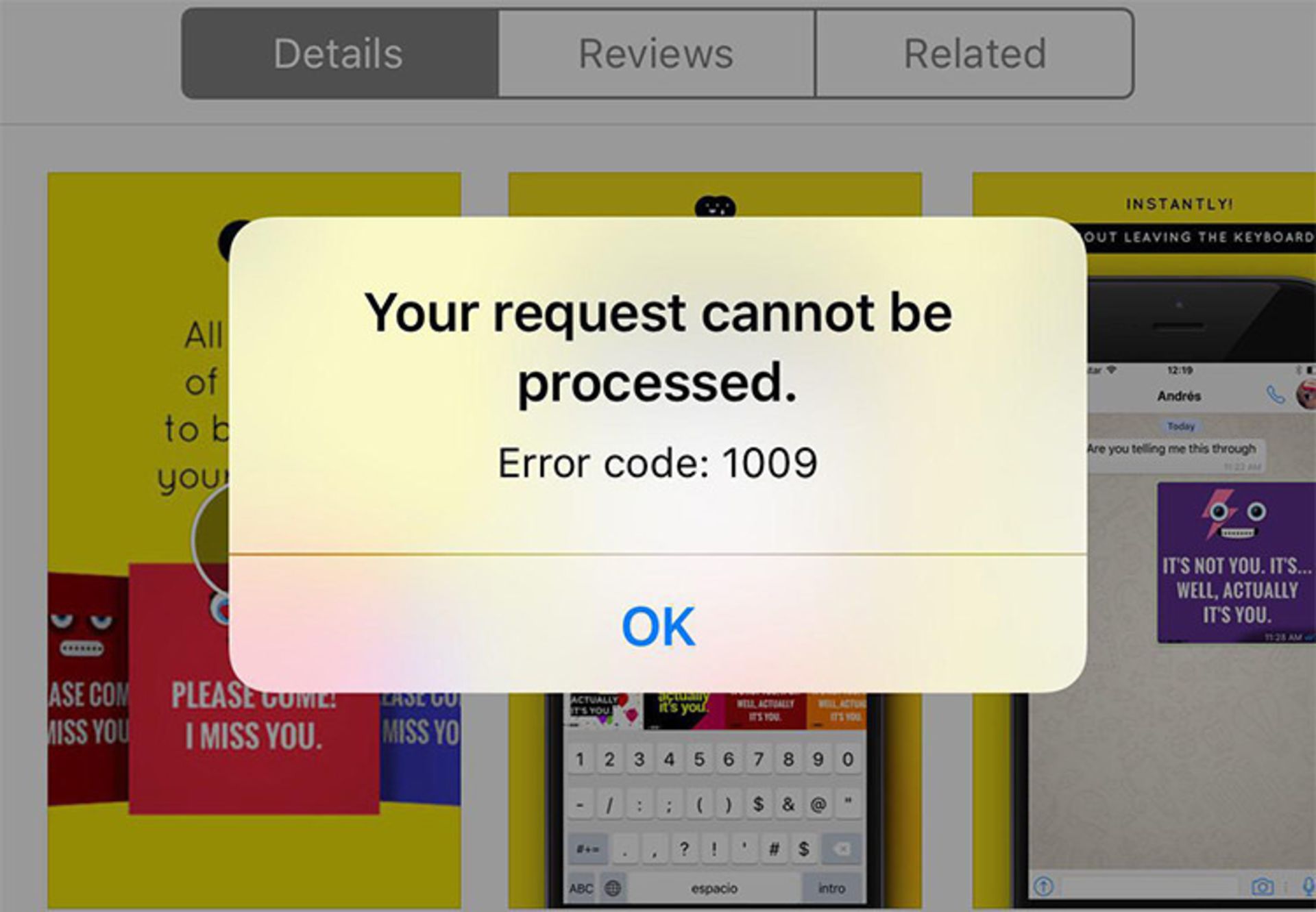 Error 1009 آیفون و آیپد