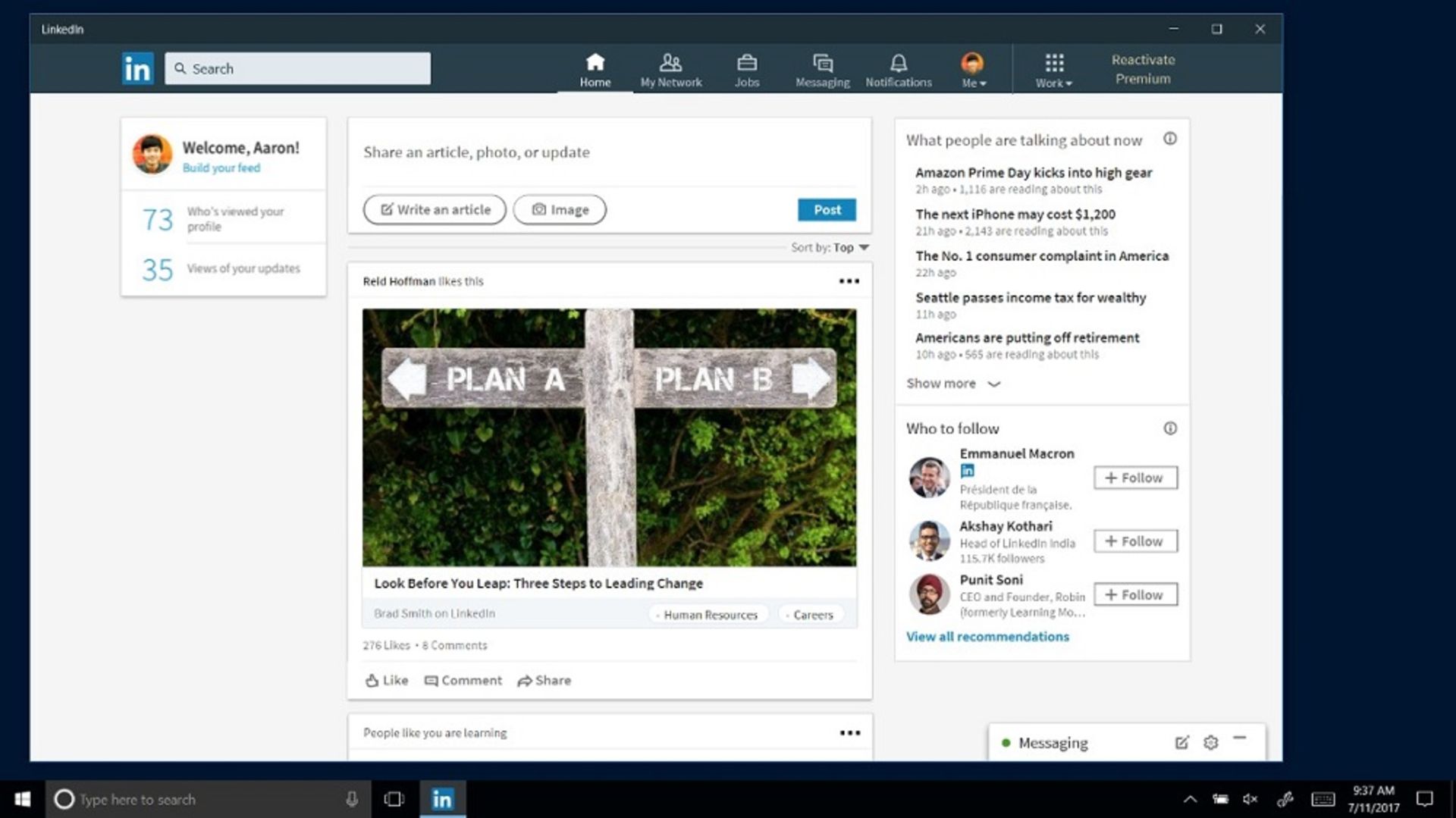 Linkedin App For Windows 10