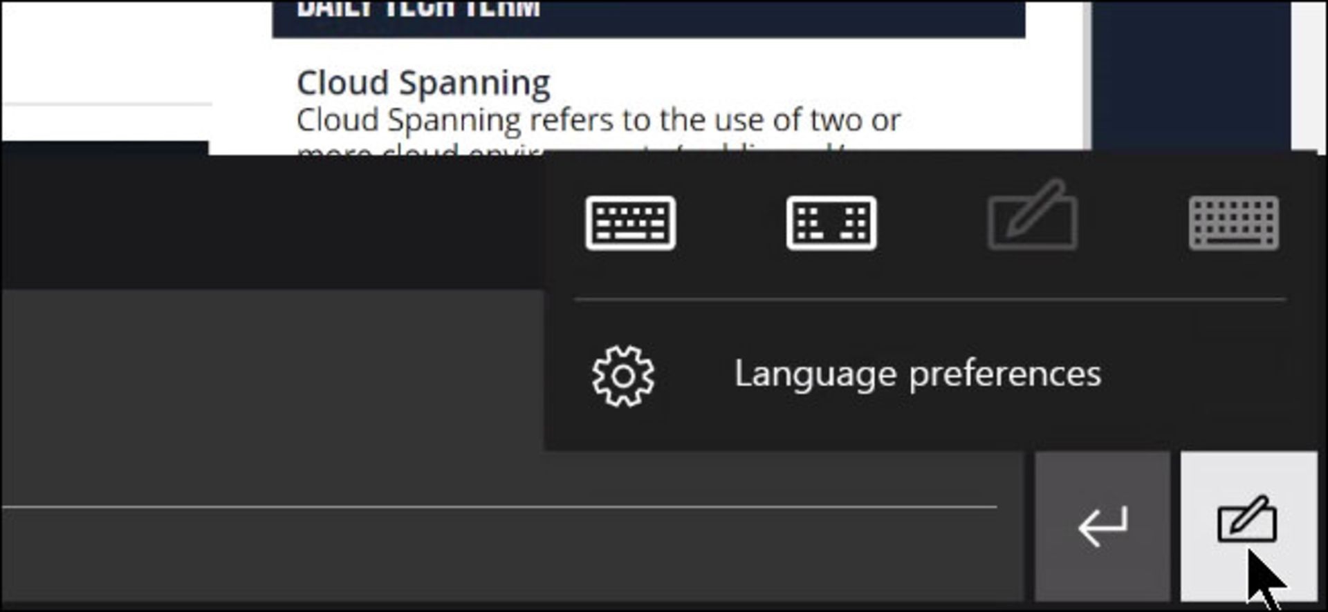 virtual keyboard win 10