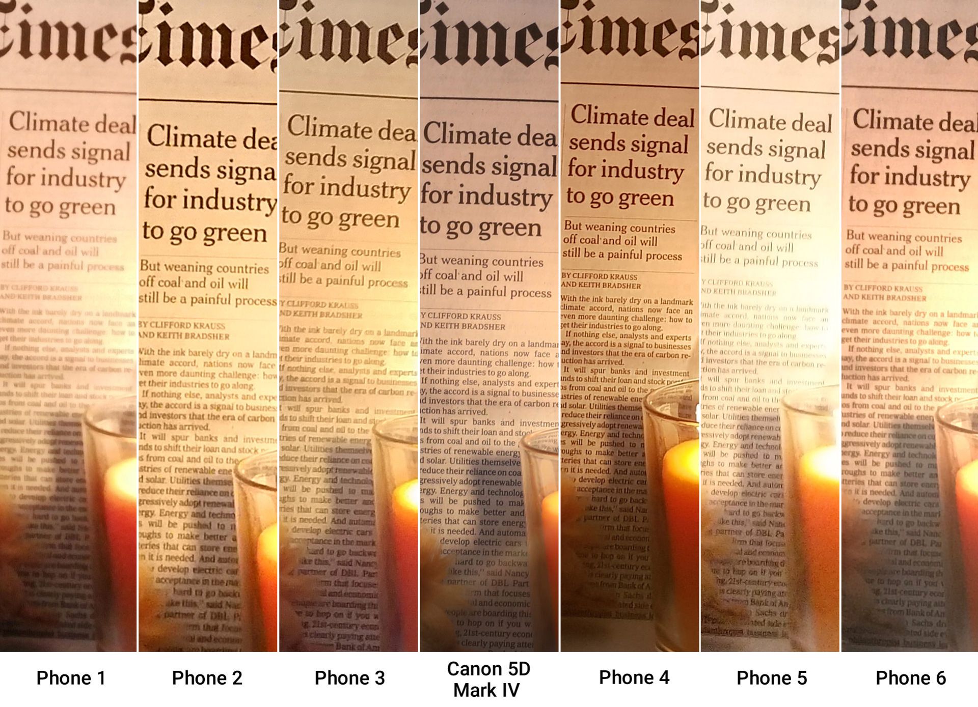 مقایسه دوربین گوشی های موبایل