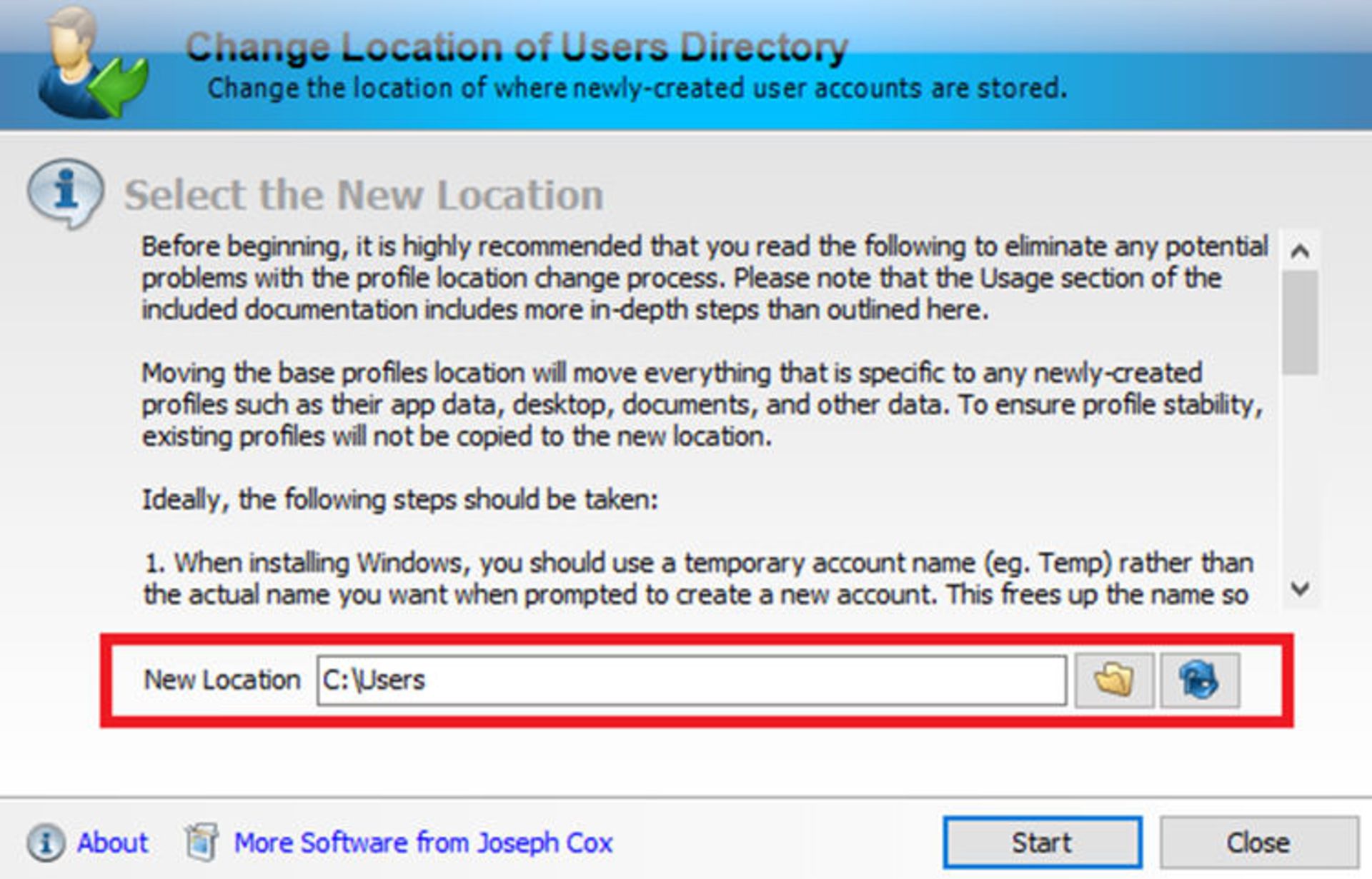 پروفایل کاربر
