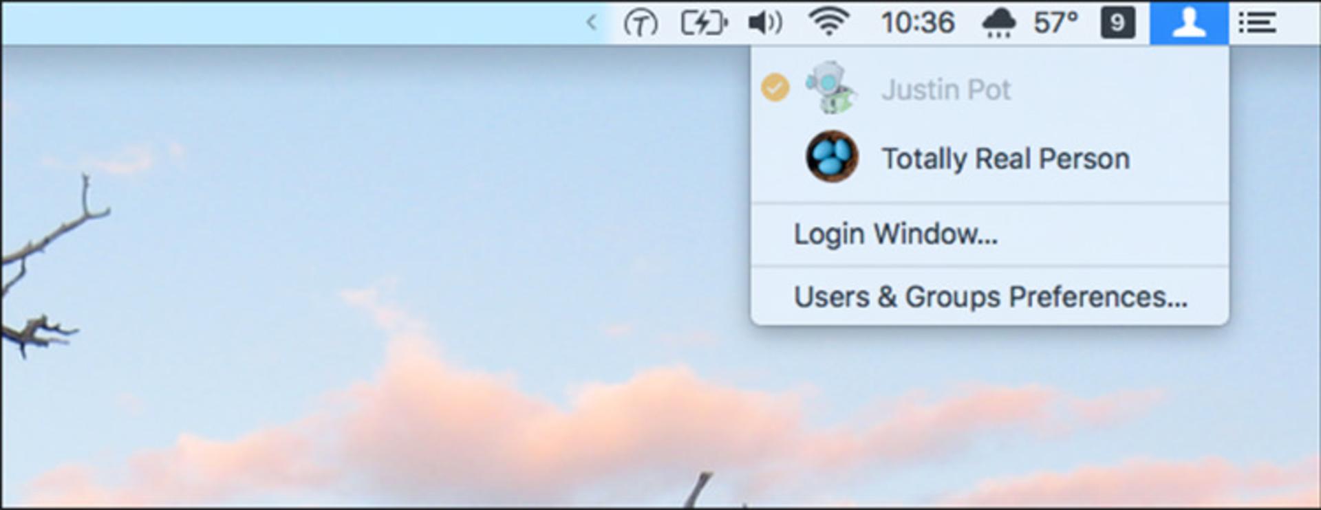 حساب چند کاربره در macOS