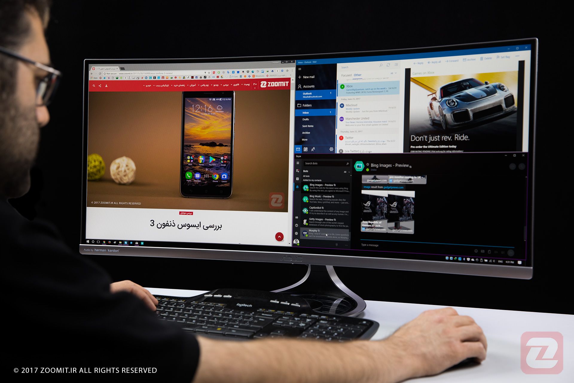 مانیتور ایسوس mx34v