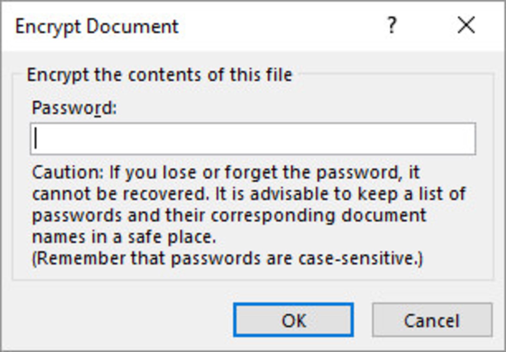 Word-Encrypt-Document