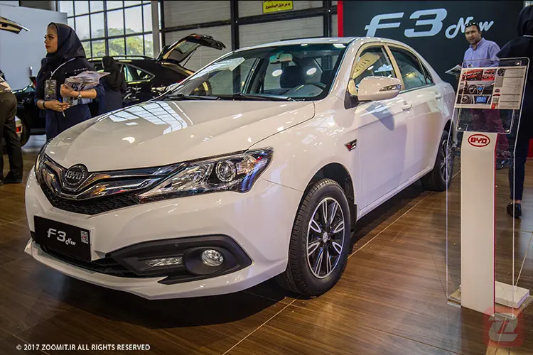 نمایشگاه خودروی مشهد BYD F3