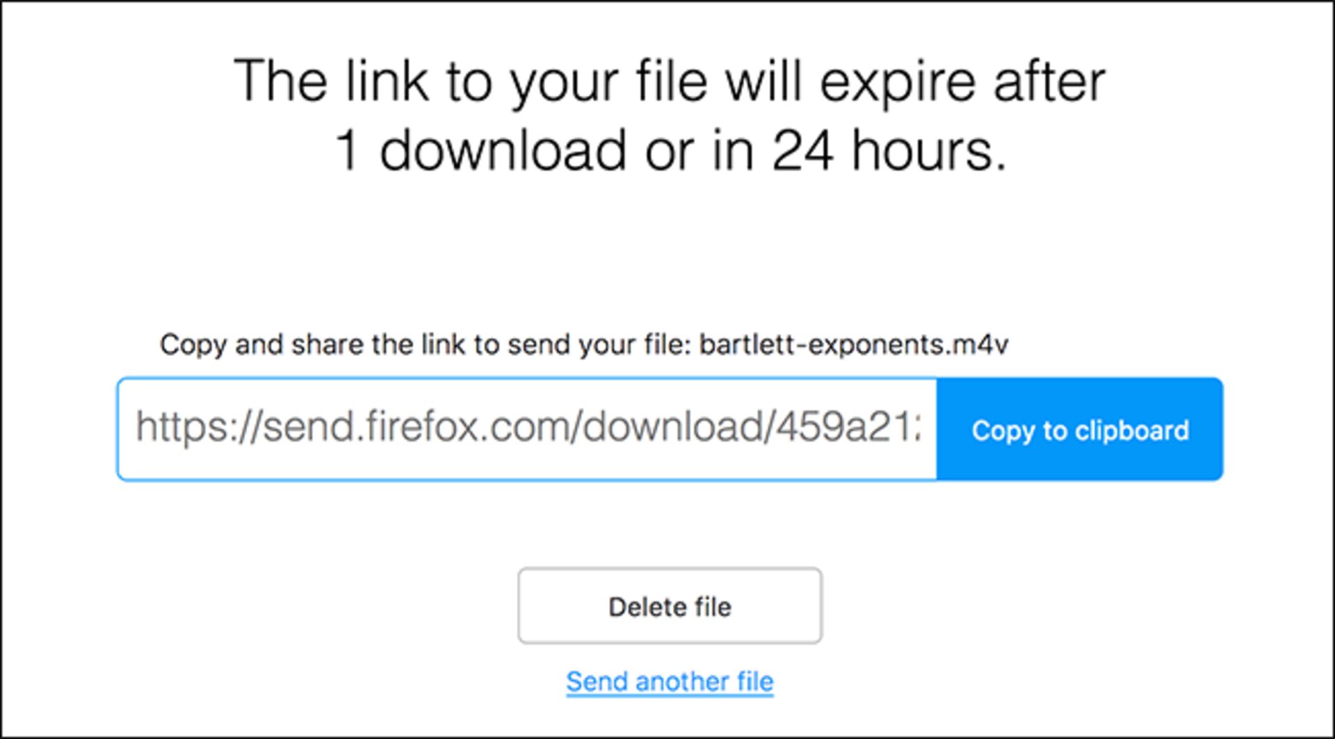 Firefox Send