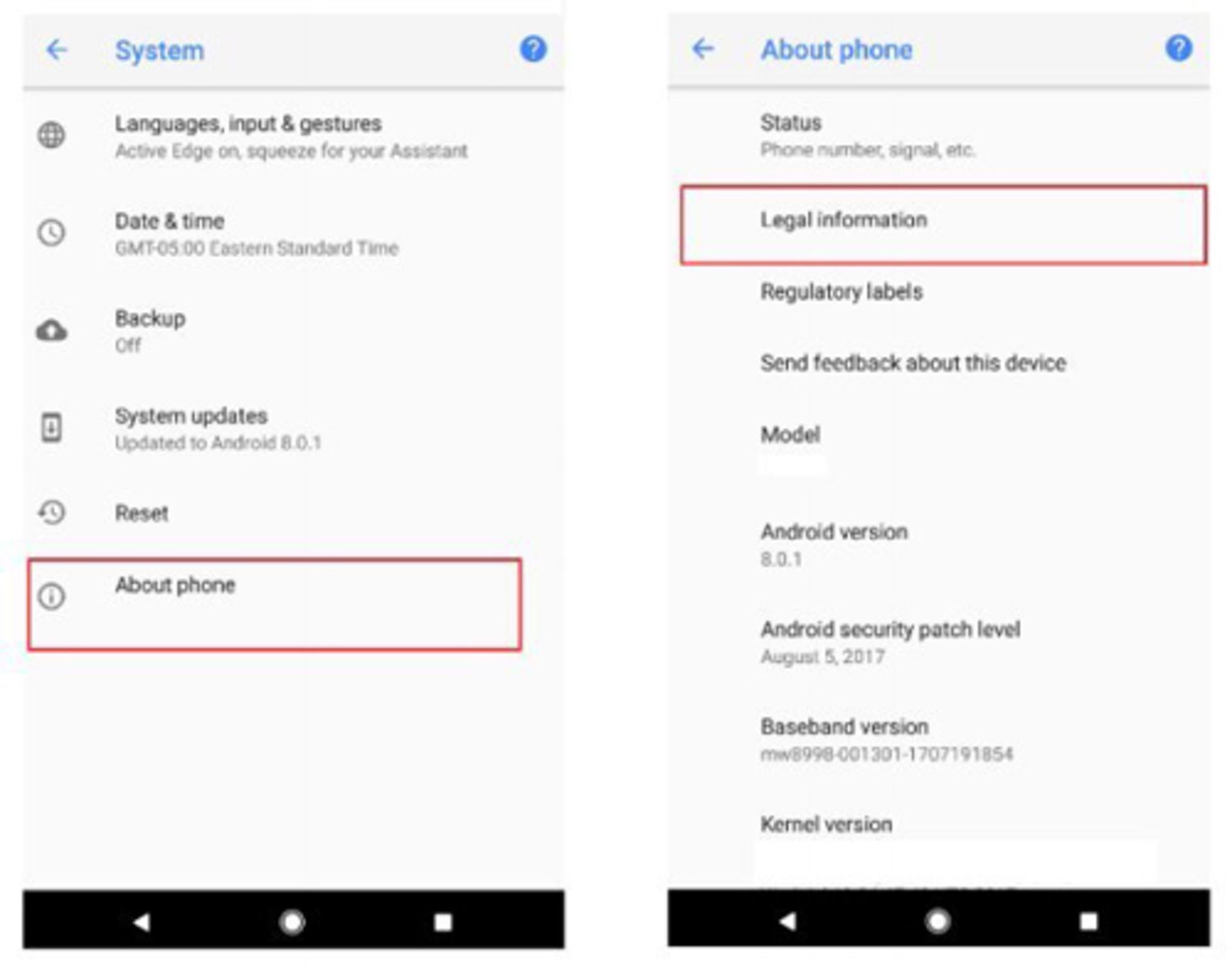 مشخصات گوشی پیکسل 2