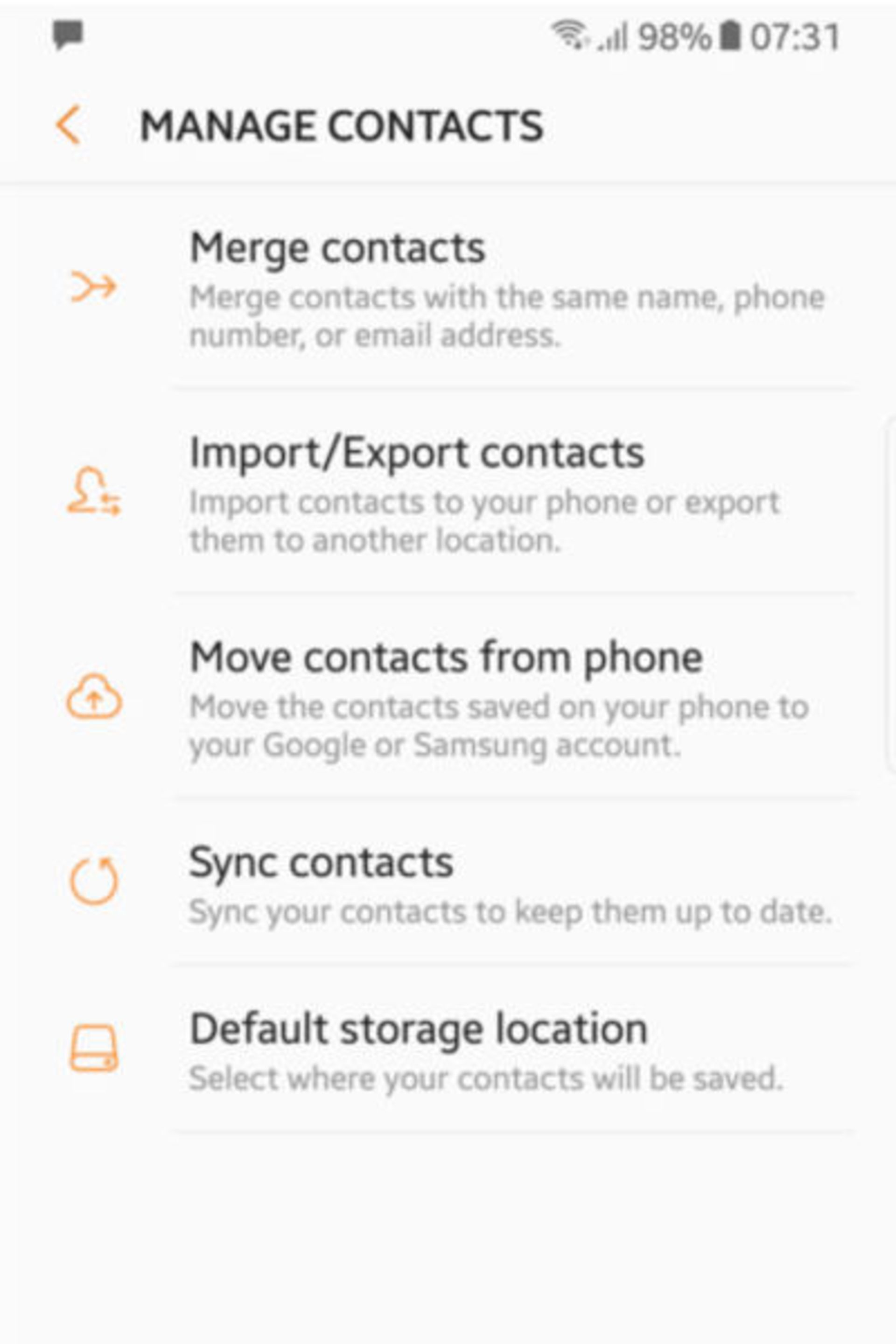google contacts