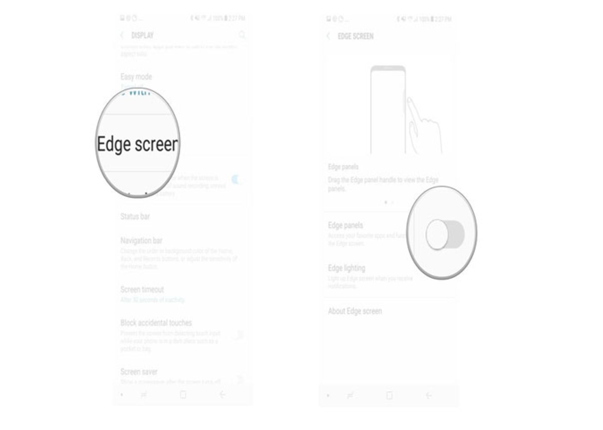 اج اسکرین | Edge screen