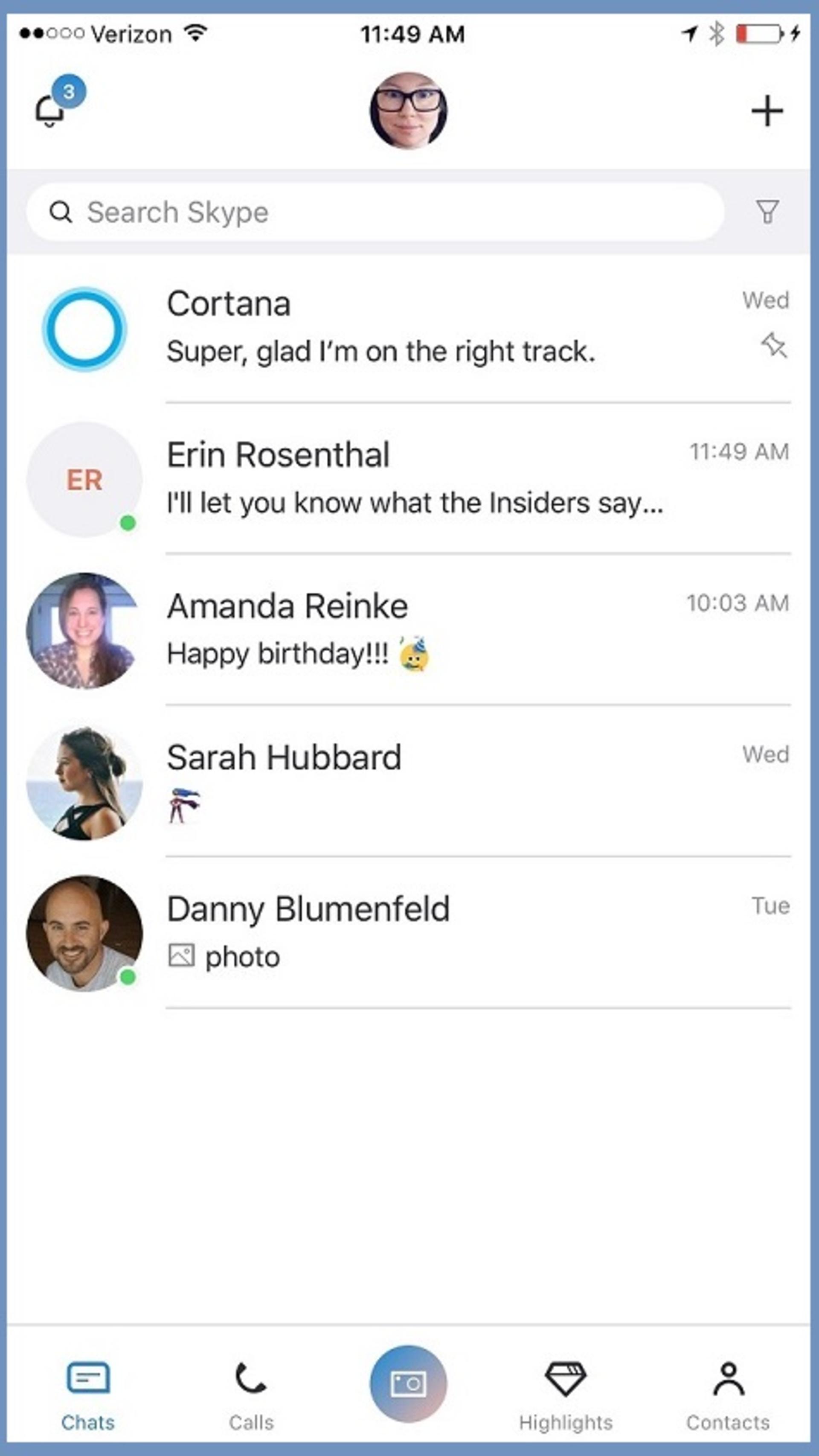 Skype For iOS