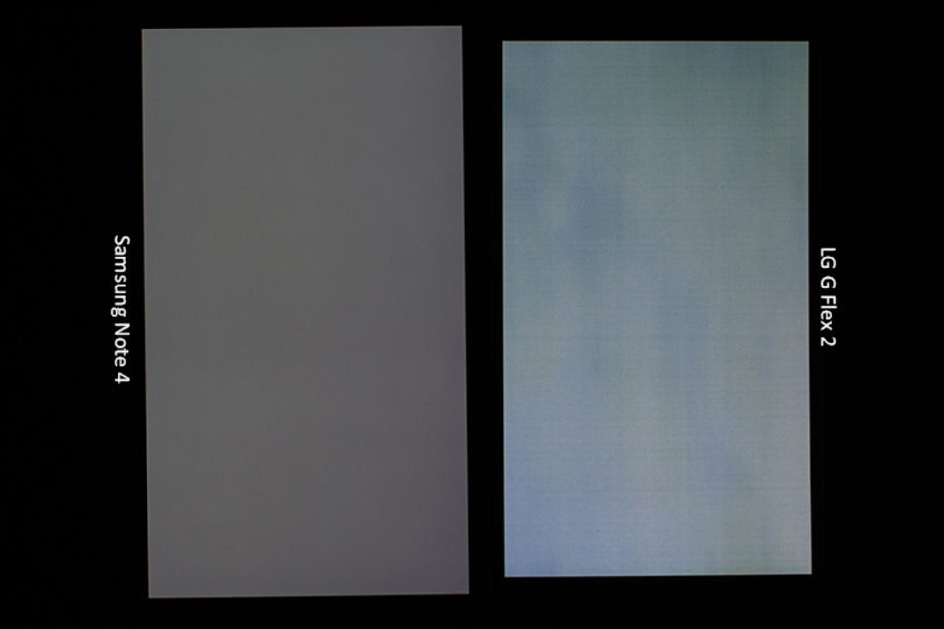 LG G Flex 2 vs Note 4 Display