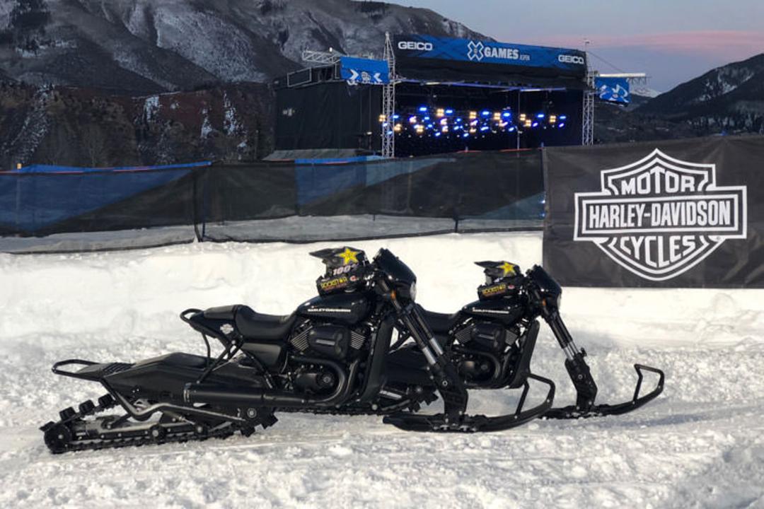 harley davidson snow bike / هارلی دیویدسون