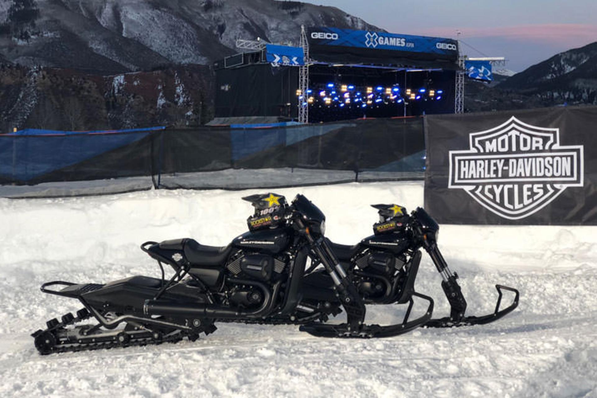 harley davidson snow bike / هارلی دیویدسون