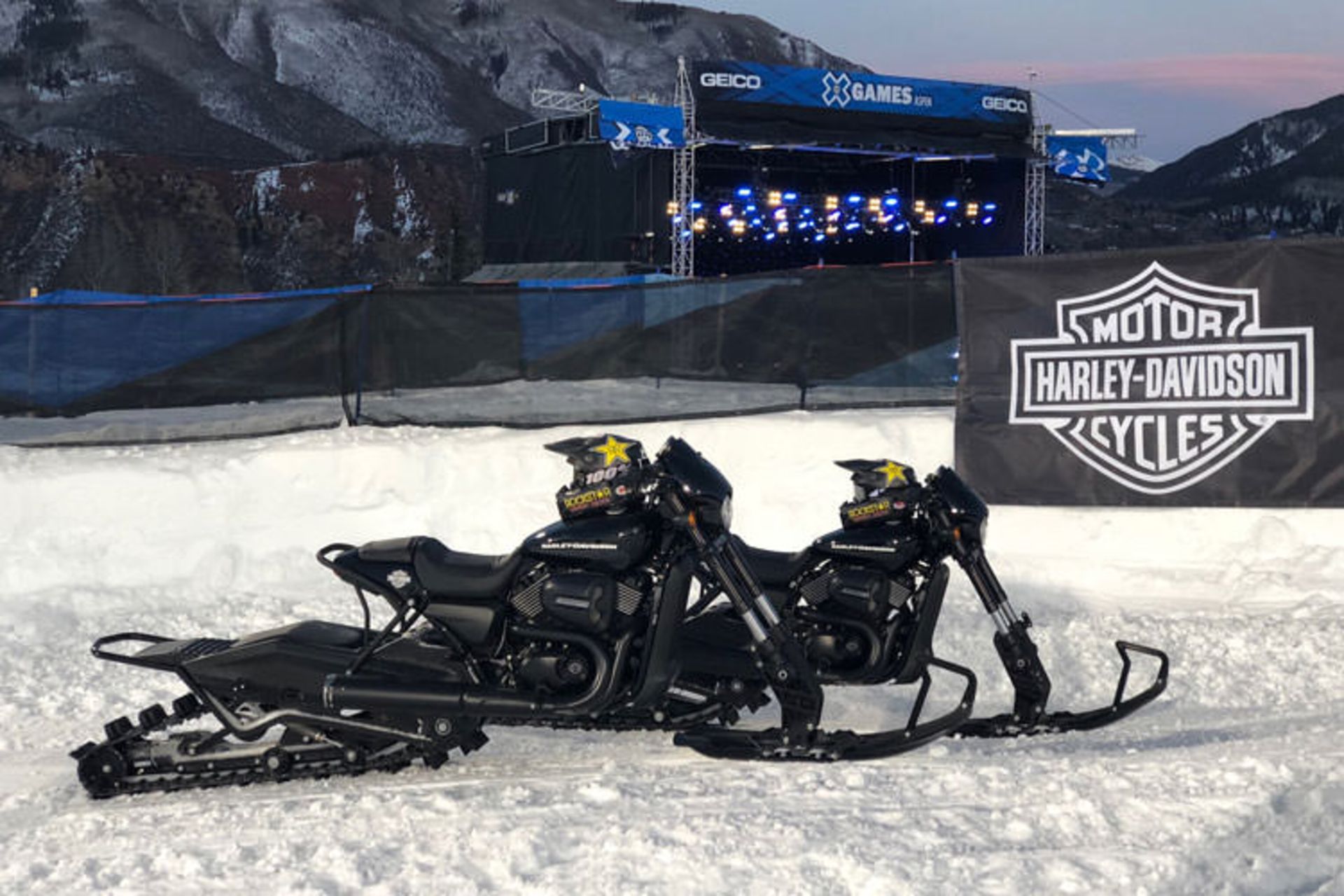 harley davidson snow bike / هارلی دیویدسون