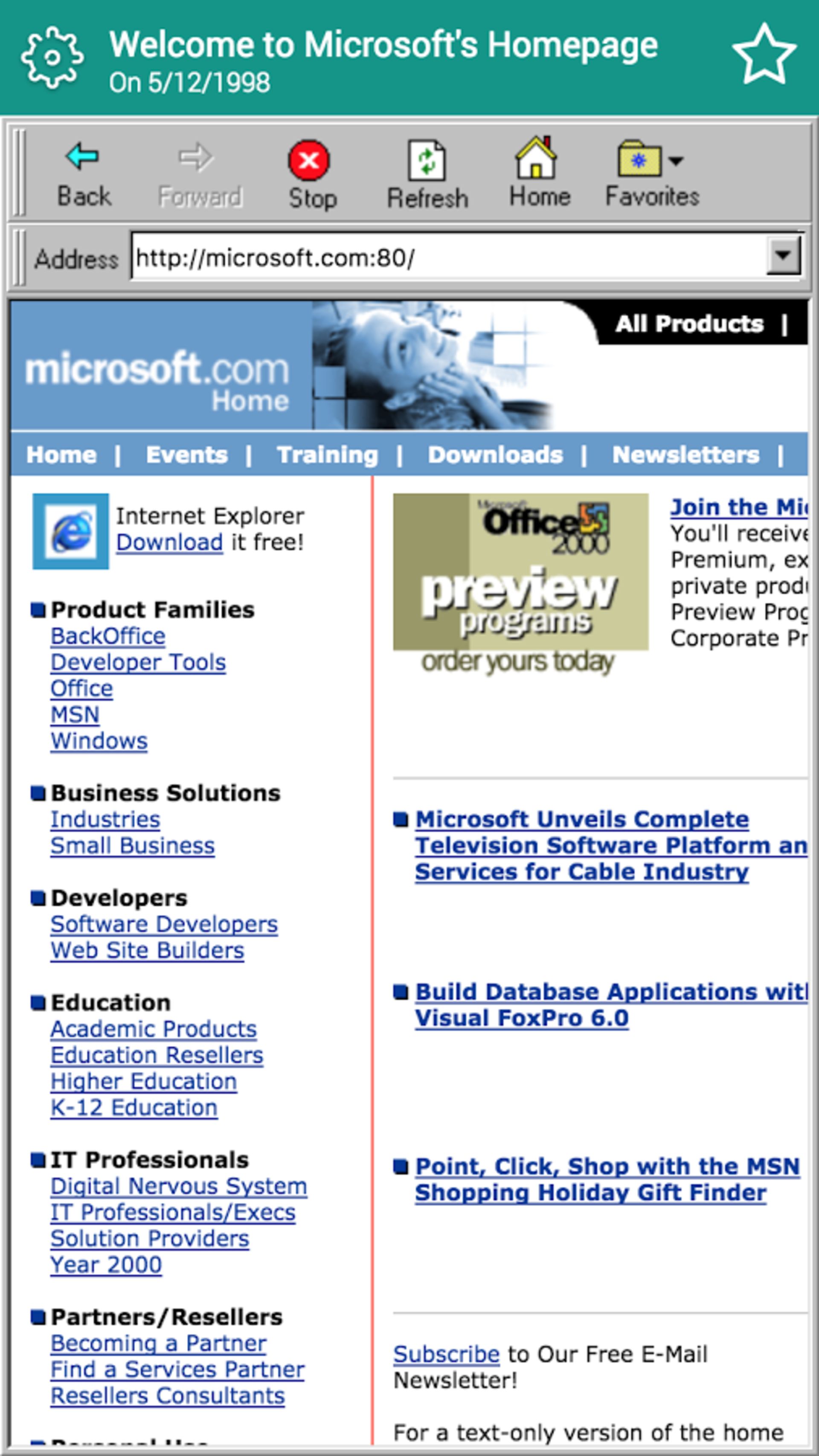 Retro Browser