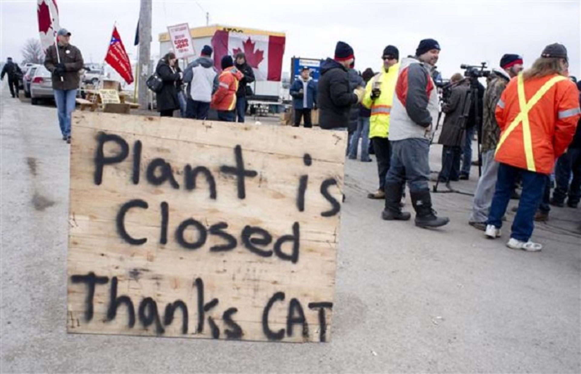 اعتصاب کارکنان کاترپیلار در کانادا